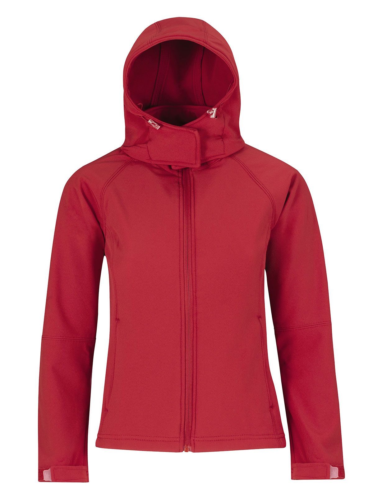 Softshelljacke mit Kapuze für Damen - 004 - Rot