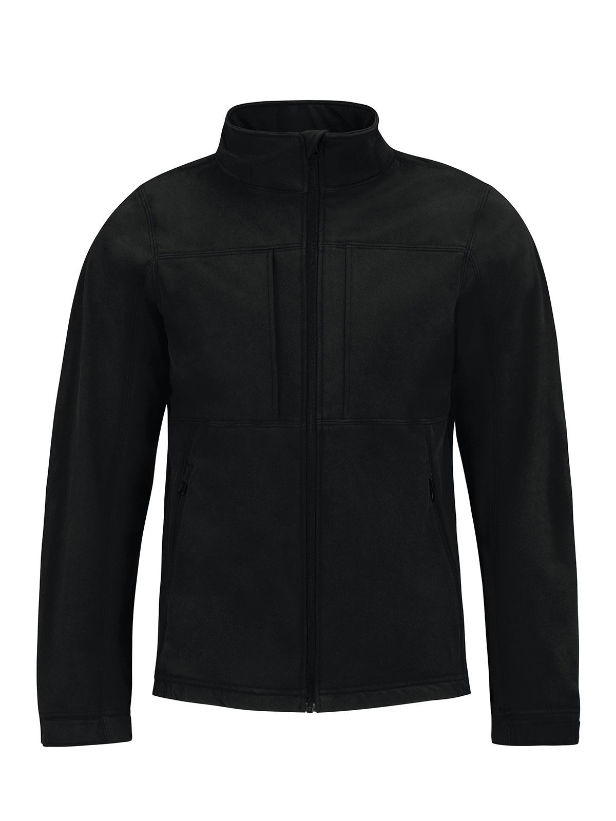 Softshelljacke mit Kapuze für Herren - 002 - Schwarz
