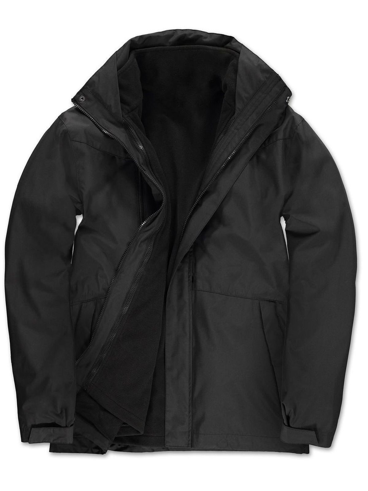 3-in-1-Firmenjacke - 002 - Schwarz
