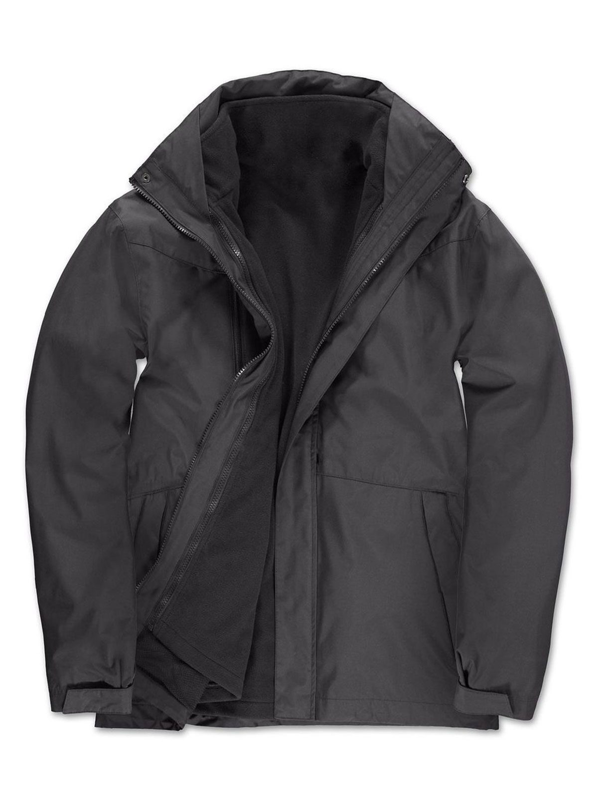 3-in-1-Firmenjacke - 670 - Dunkelgrau