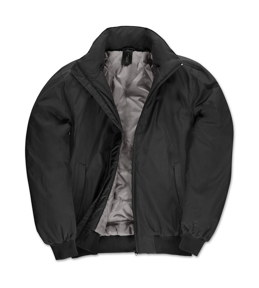 Herrenjacke Rundhals-Bomber - 002 - Schwarz