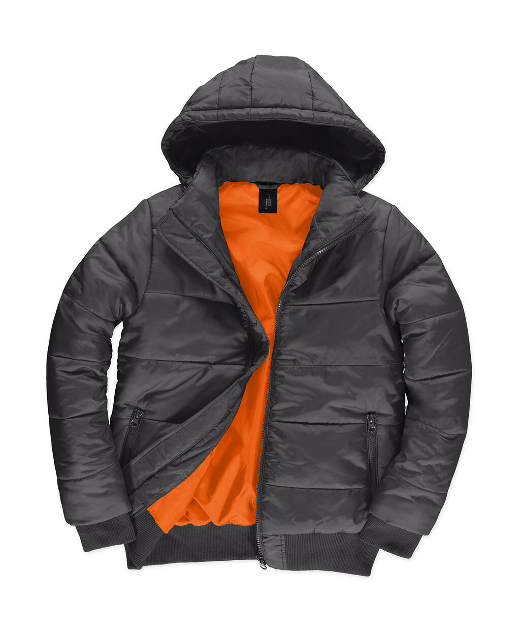 Superhood Herrenjacke - Dunkelgrau/Neonorange
