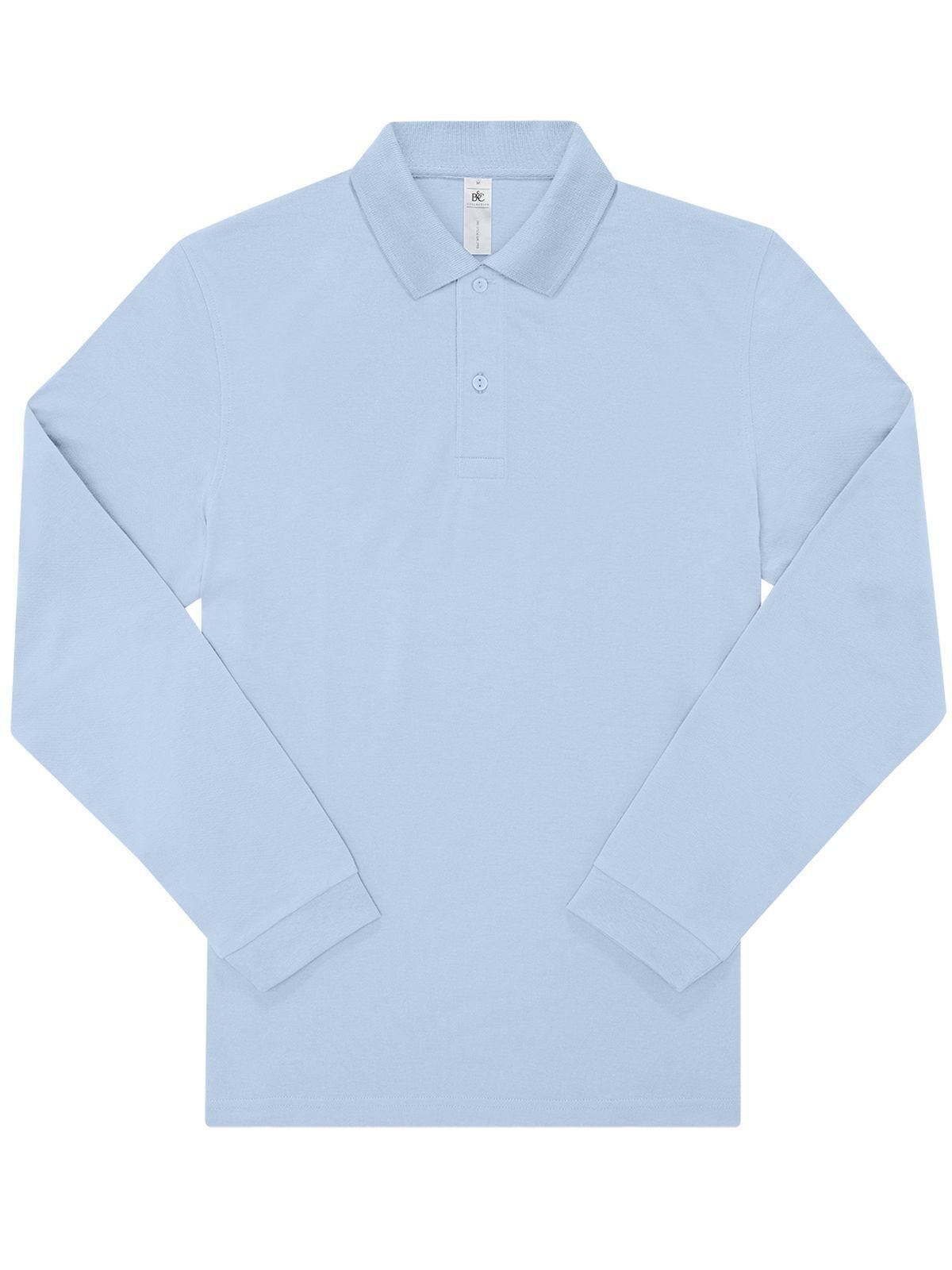 Mein Polo 180 Langarm - BB406 - Blush Blue