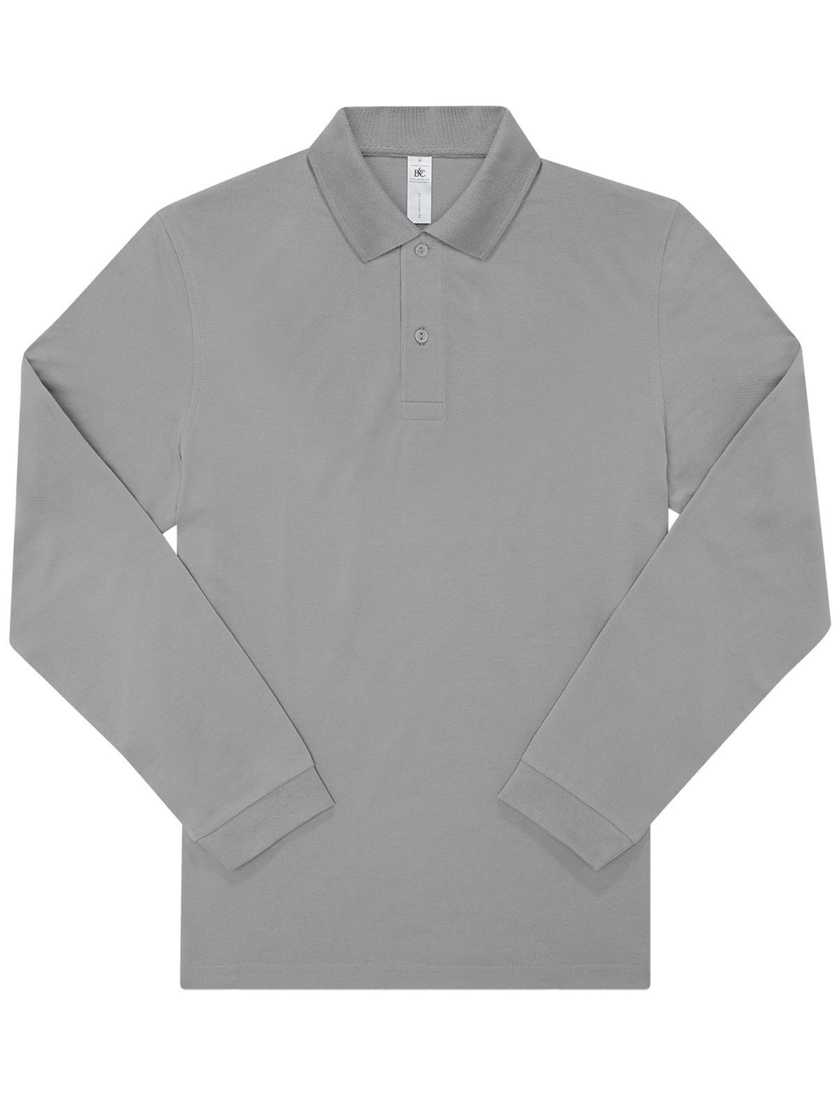 Mein Polo 210 Langarmshirt - SG620 - SG620 – Sportgrau