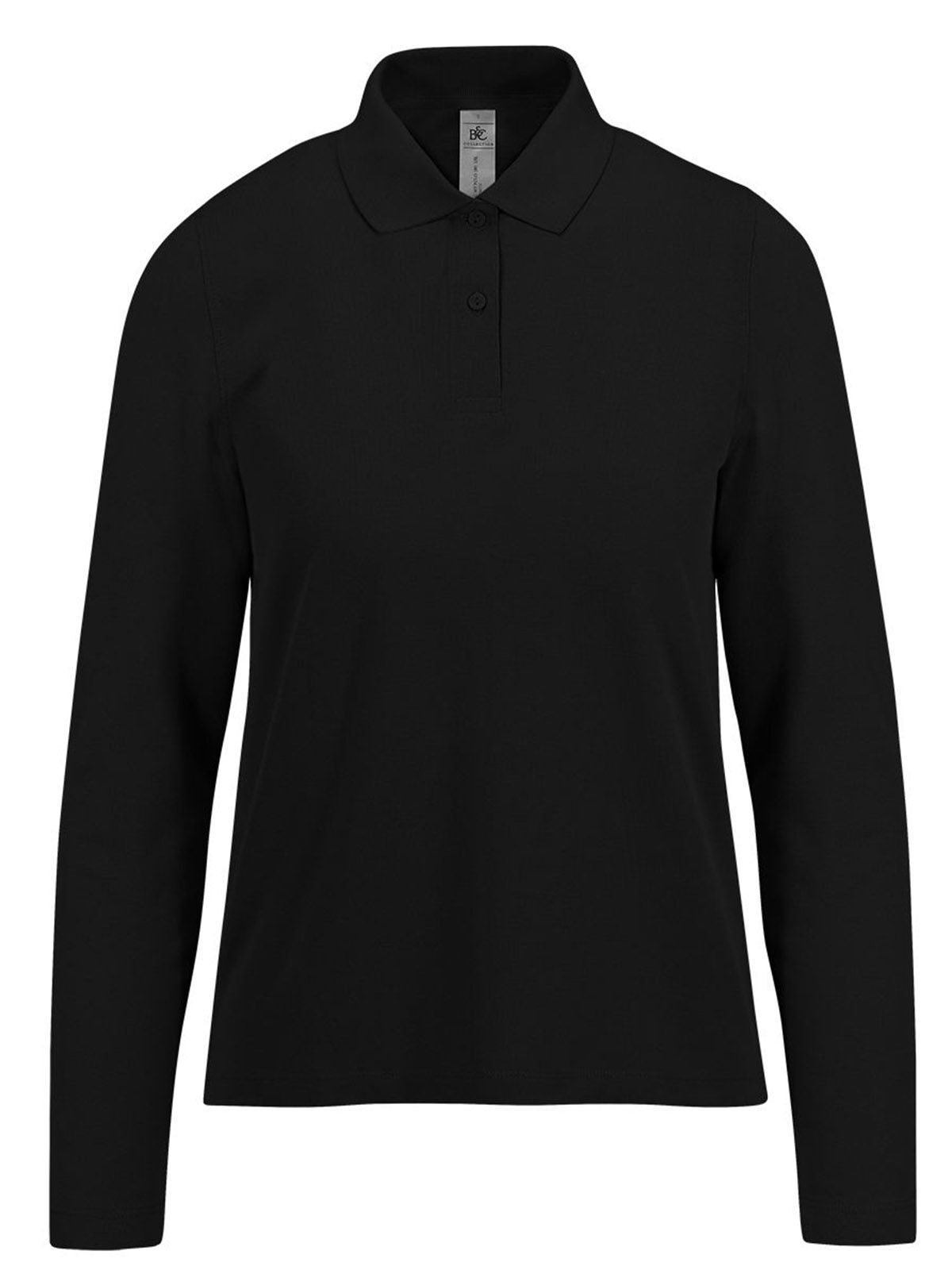 My Polo 180 Langarm / Damen - 002 - Schwarz