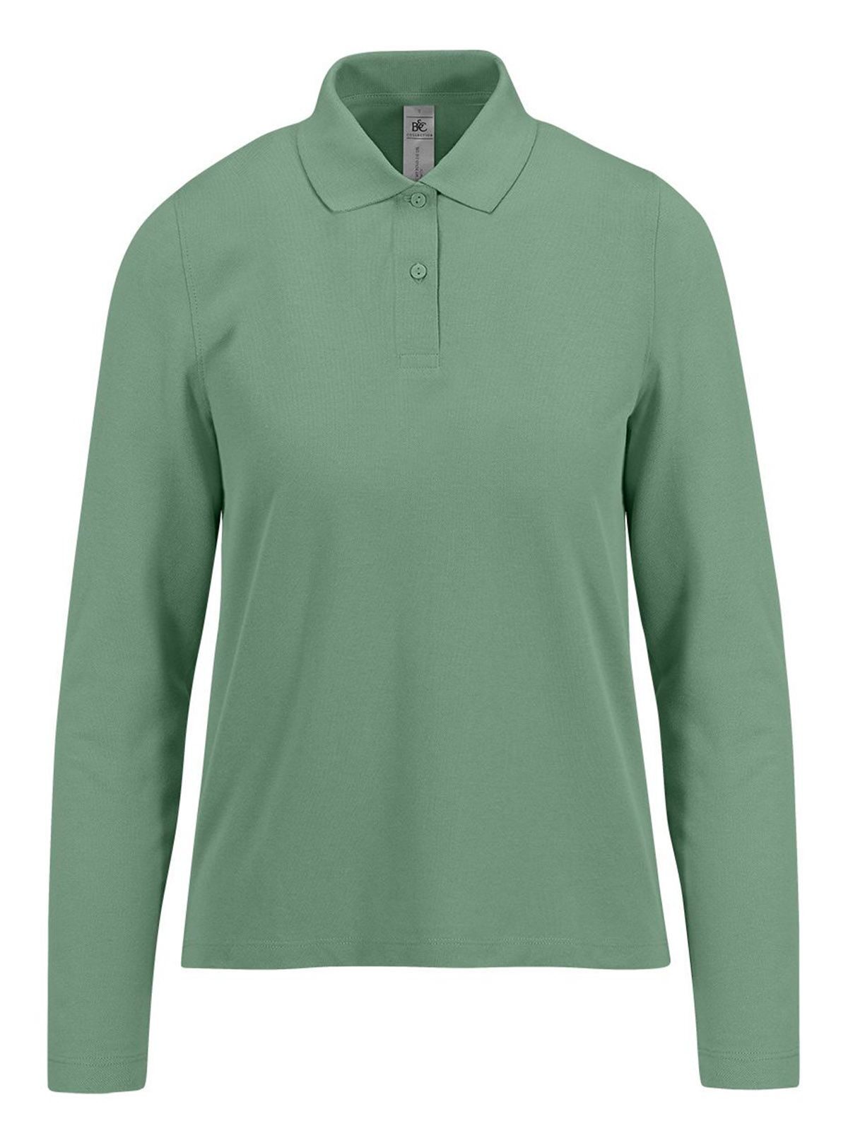 My Polo 210 Langarmshirt / Damen - AG553 - Amalfigrün