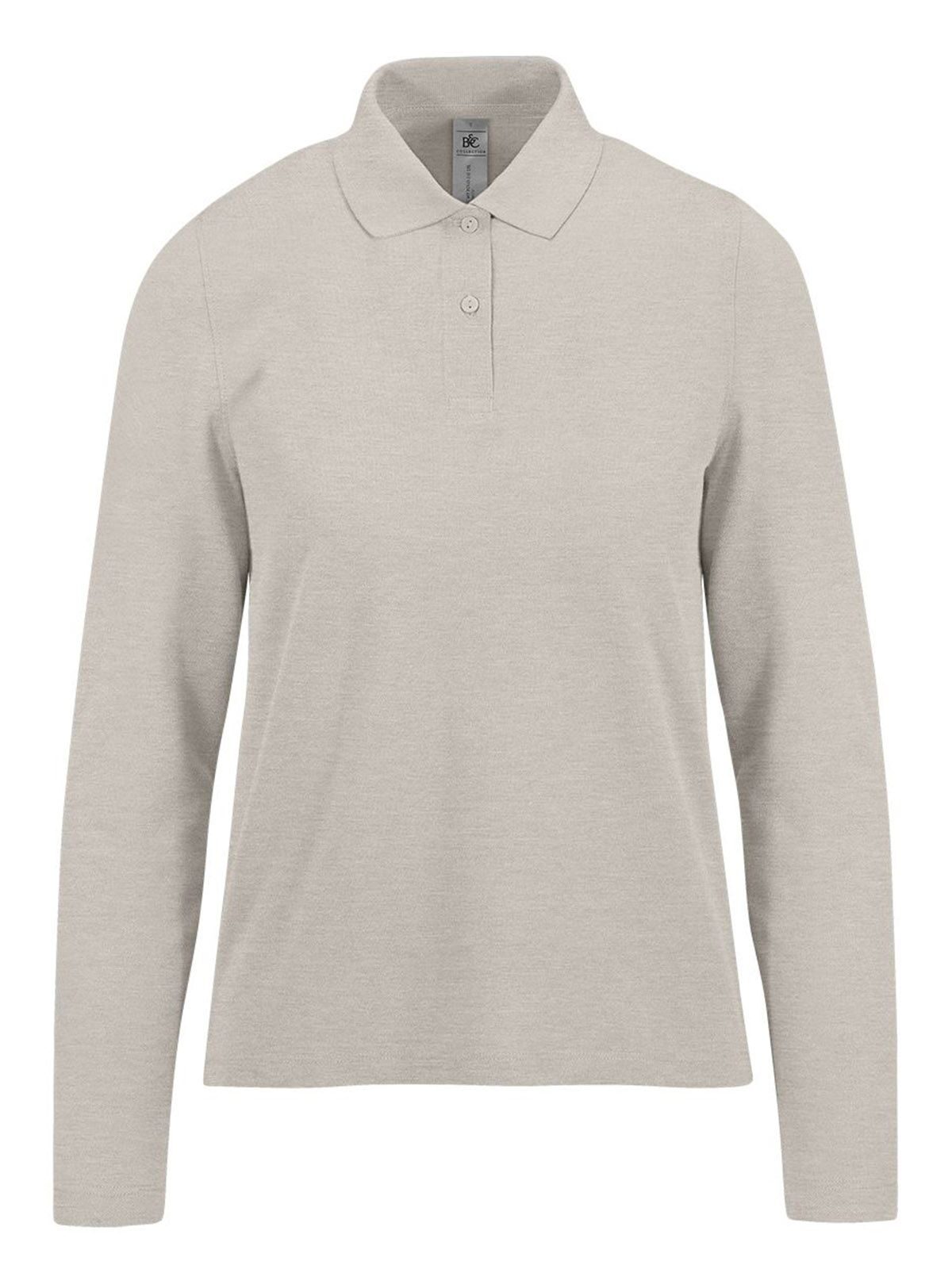 My Polo 210 Langarmshirt / Damen - HG601 - Heidegrau Nebel