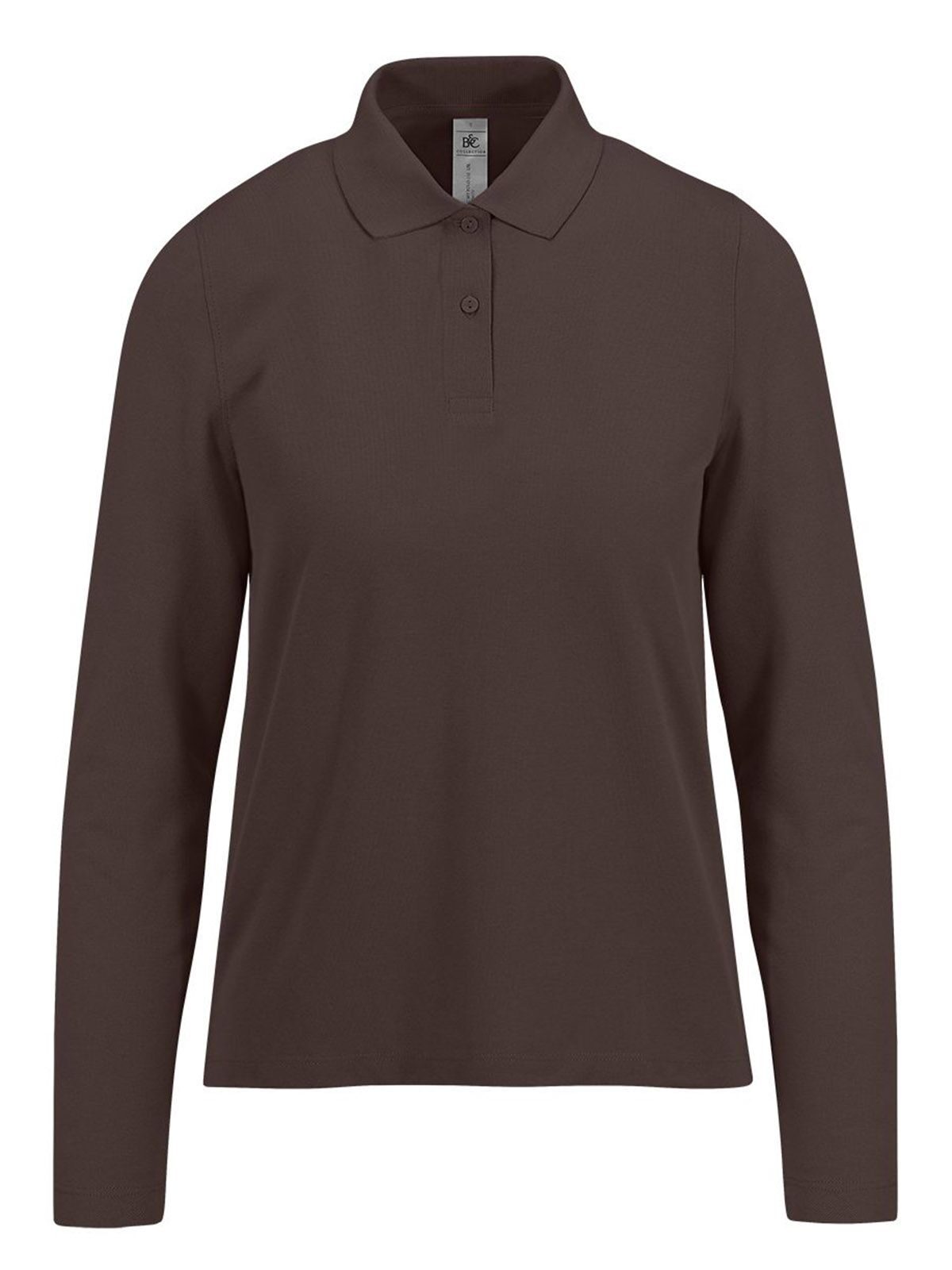 My Polo 210 Langarmshirt / Damen - RC142 - GERÖSTETER KAFFEE
