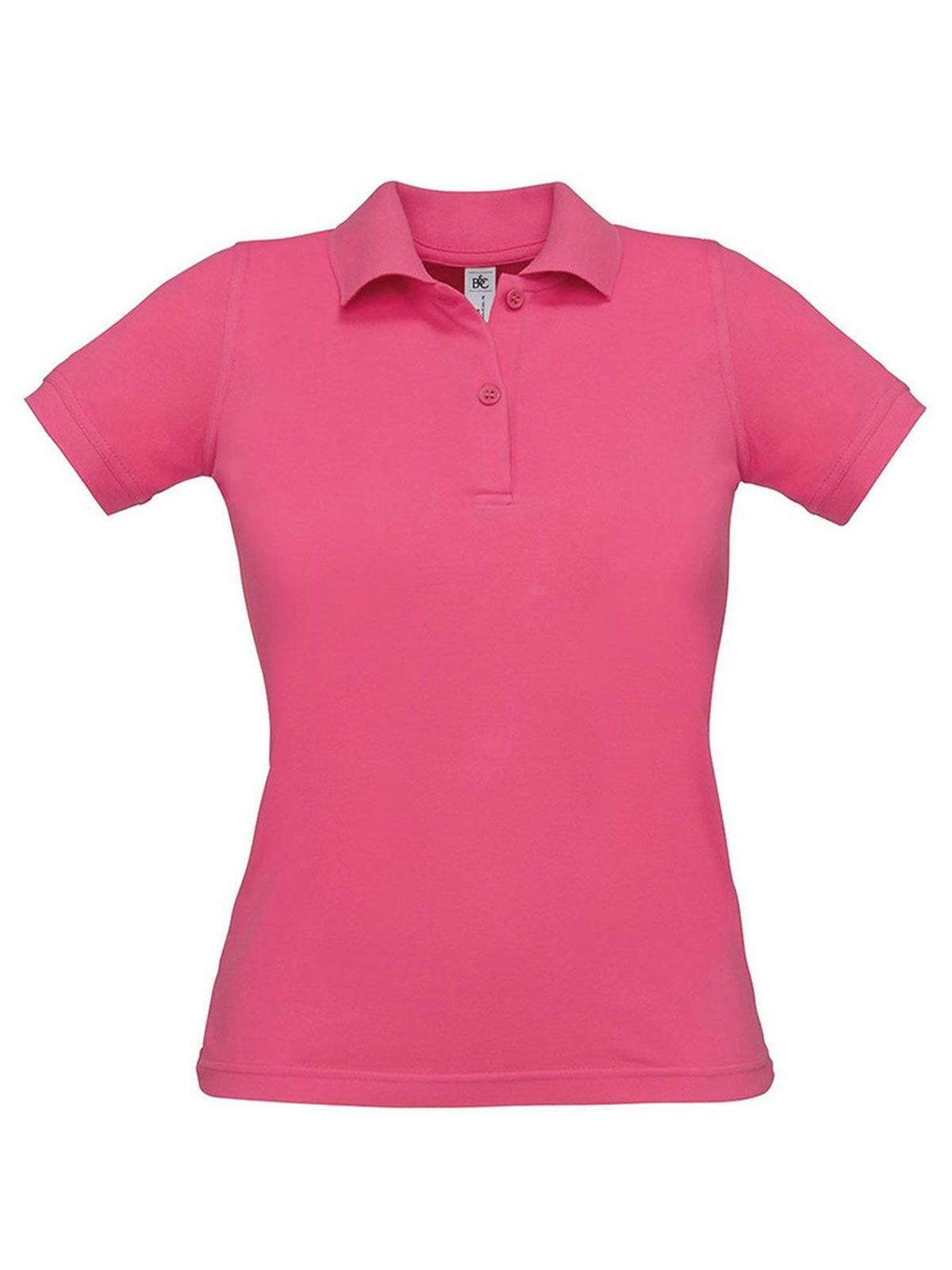 Damen Polo Safran Pure - FU310 - Fuchsie