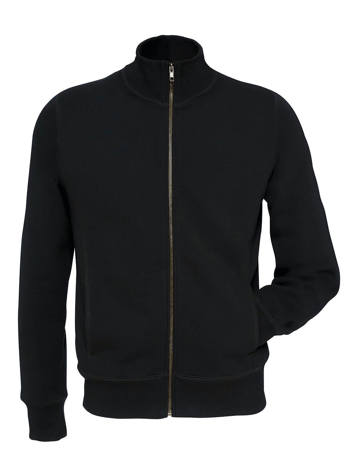 Herren-Sweatjacke mit Spinnenmotiv - 002 - Schwarz