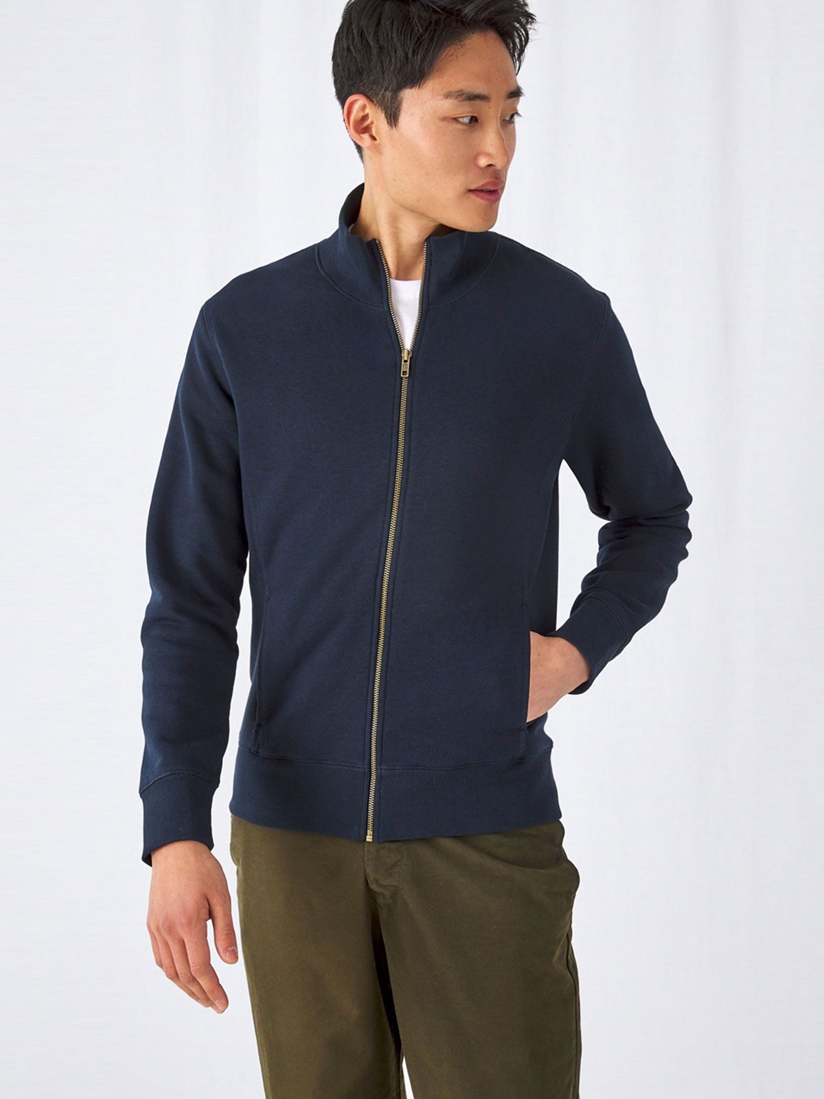 Herren-Sweatjacke mit Spinnenmotiv