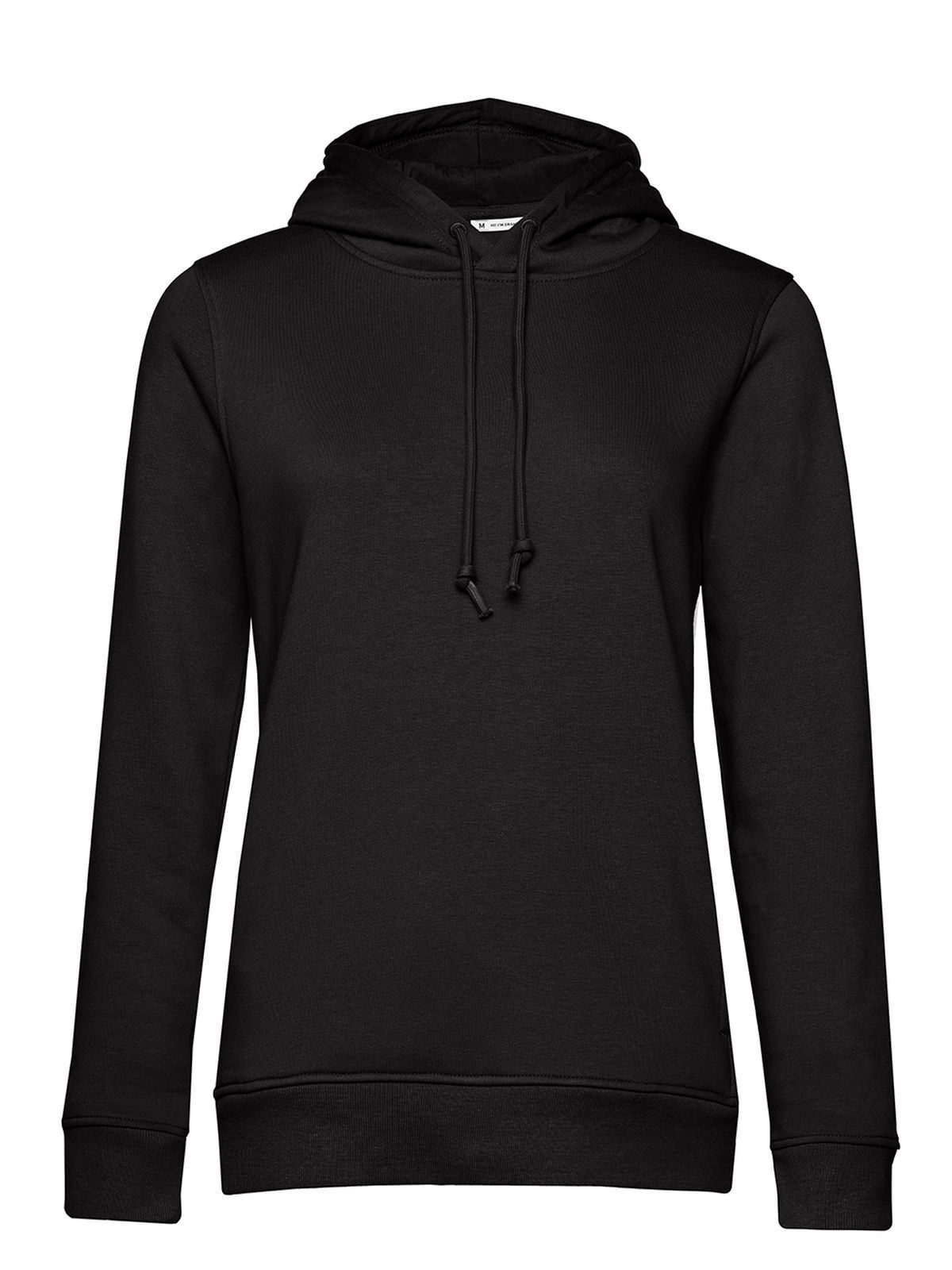 Inspirierter Kapuzenpullover für Damen_° - 005 – Reines Schwarz