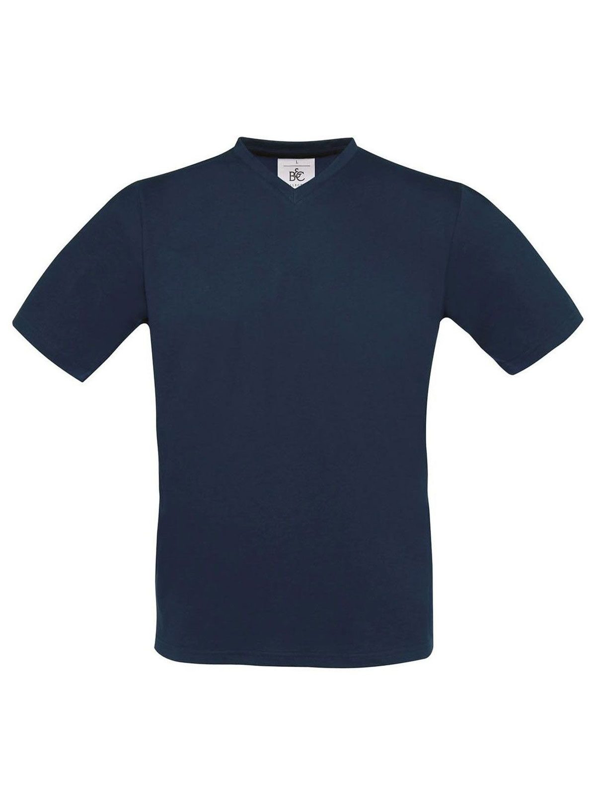 Exakt V-Ausschnitt T-Shirt - 003 - Marine