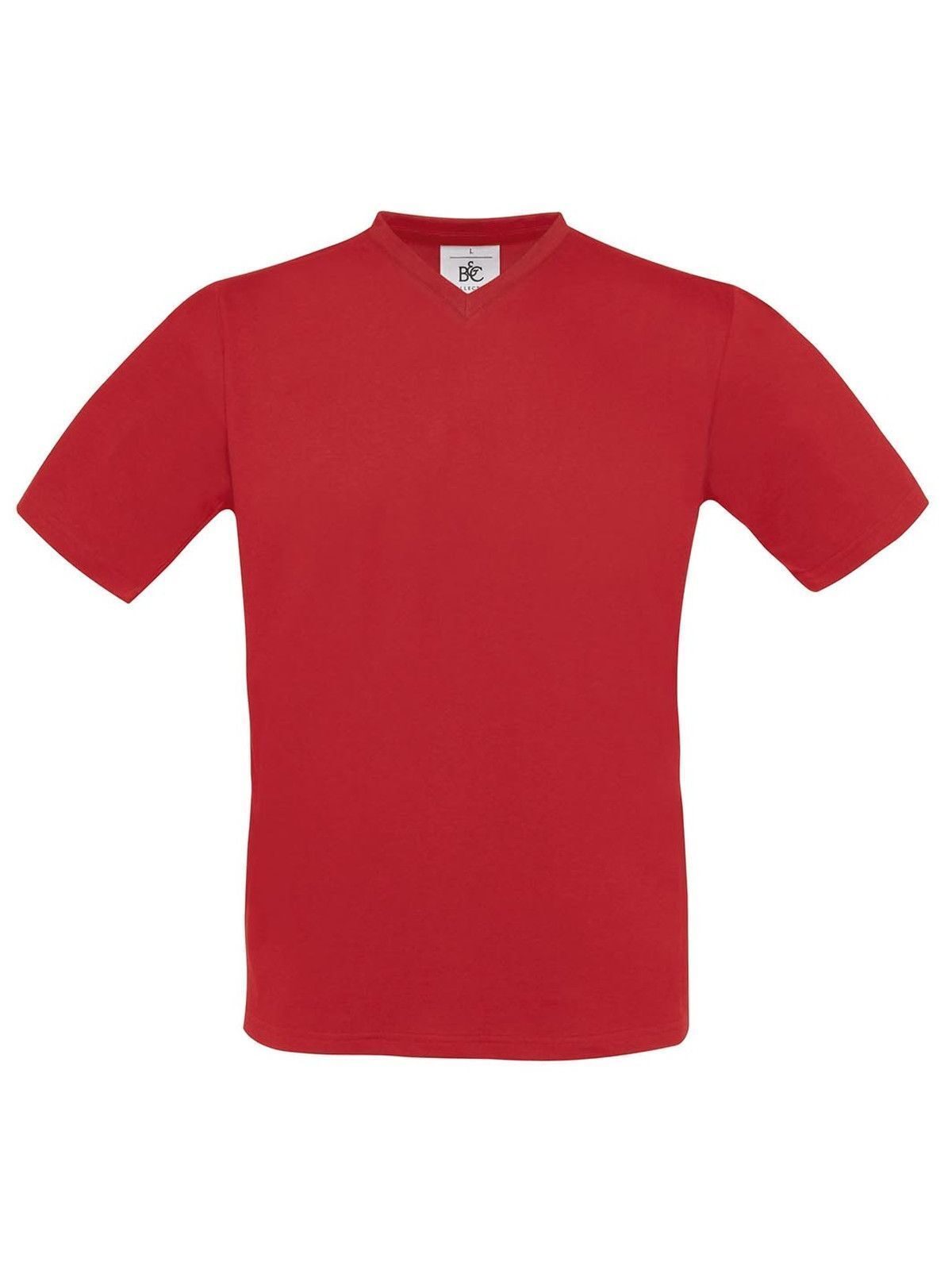 Exakt V-Ausschnitt T-Shirt - 004 - Rot