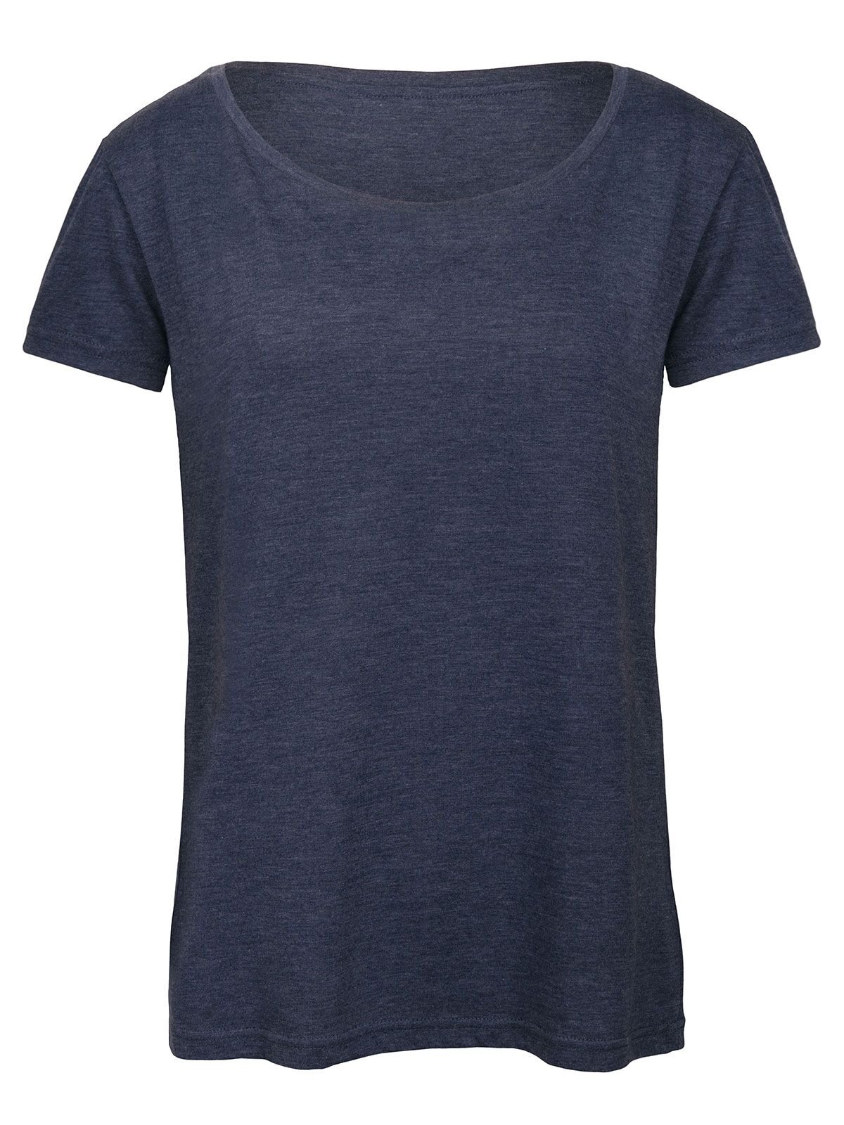 Damen-Triblend-T-Shirt - Heather Navy