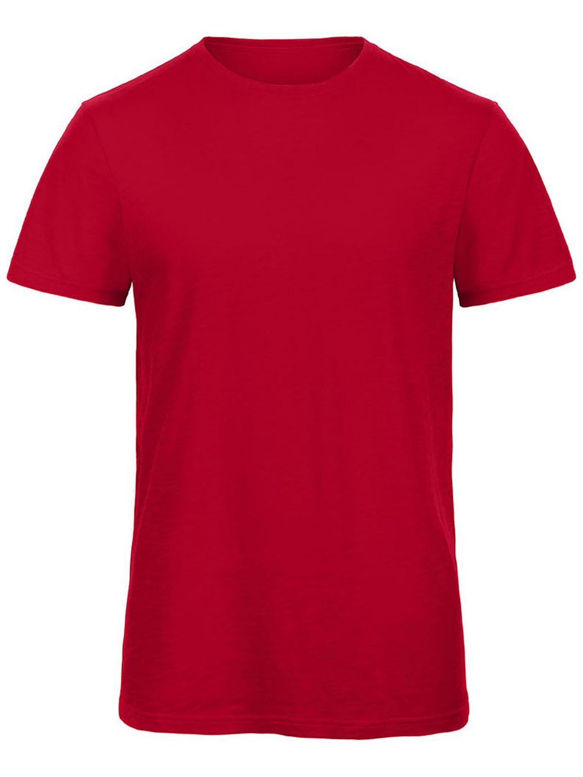 Inspire Slub T /Men_° - CR756 – Schickes Rot
