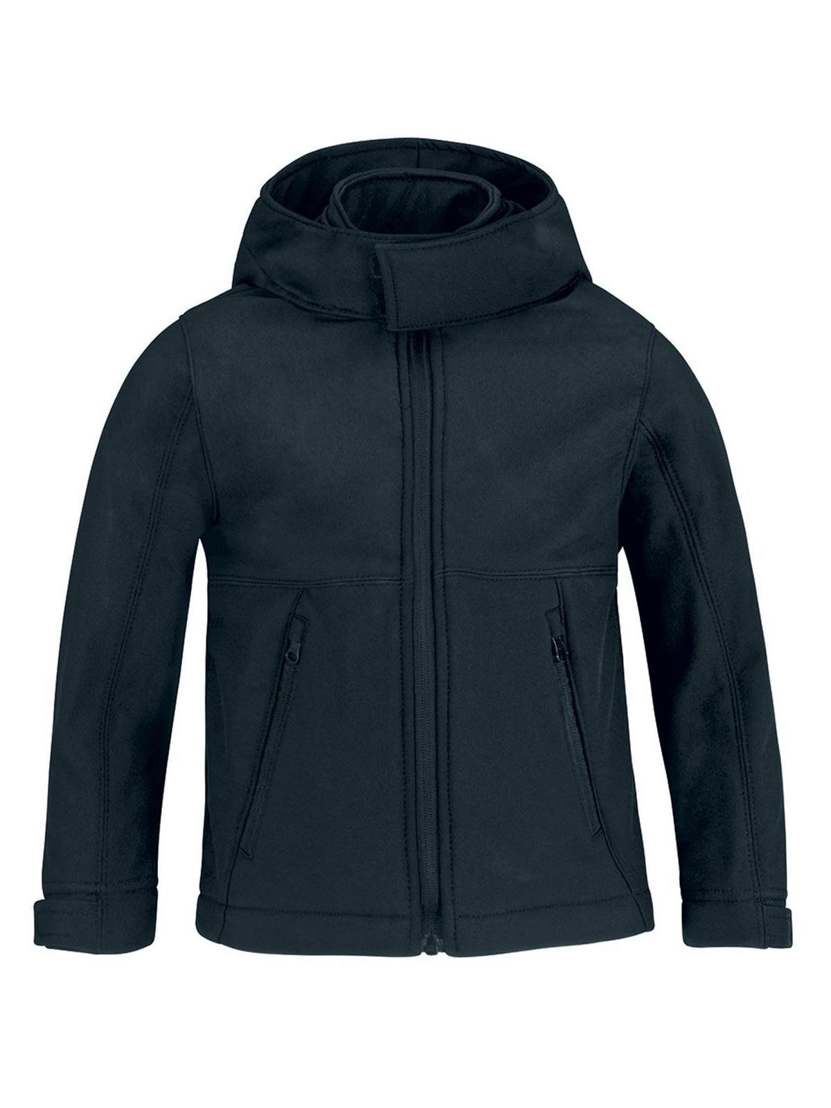 Softshelljacke mit Kapuze für Kinder - 003 - Marine