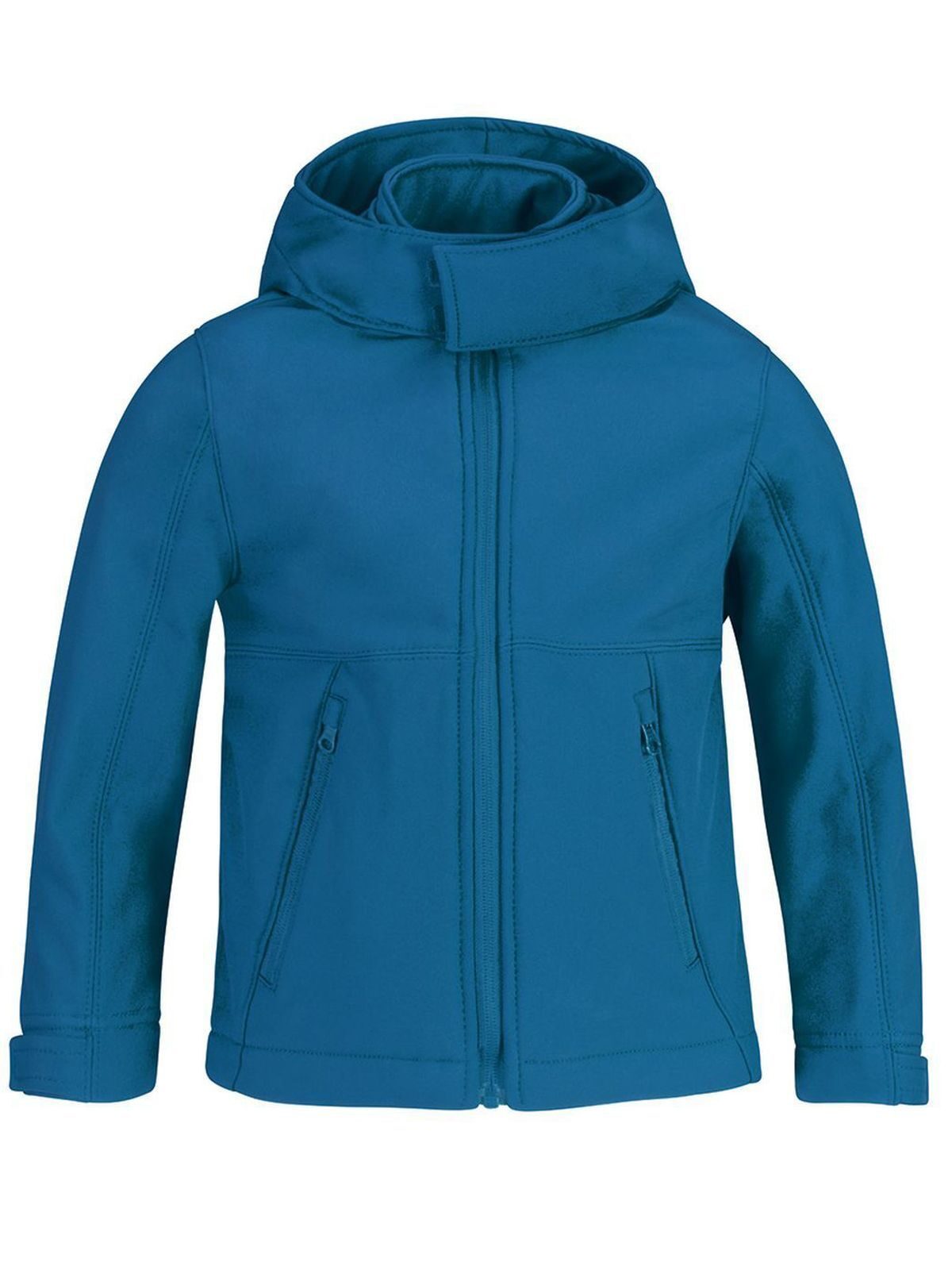 Softshelljacke mit Kapuze für Kinder - AZ430 - Azure