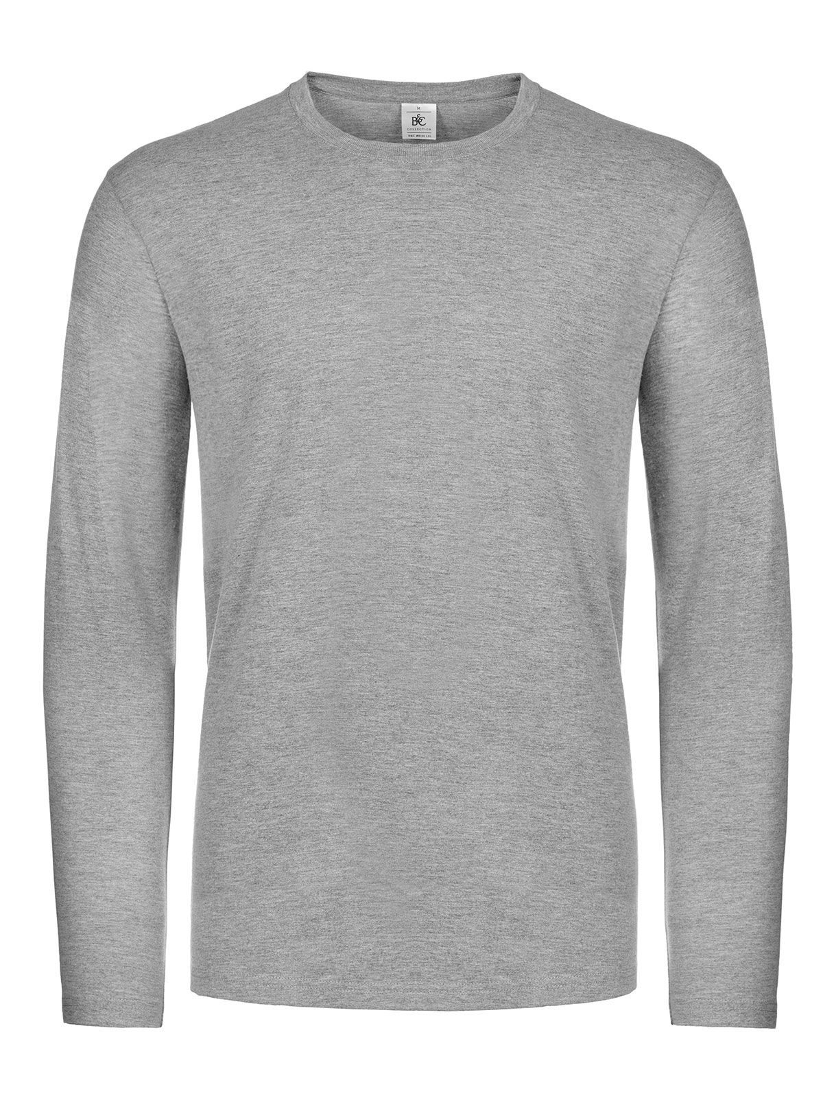 Herren-T-Shirt #E190 Langarm - SG620 – Sportgrau
