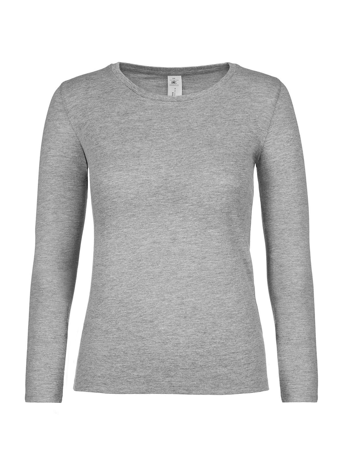 Damen-T-Shirt #E150 Langarm - SG620 - SG620 – Sportgrau