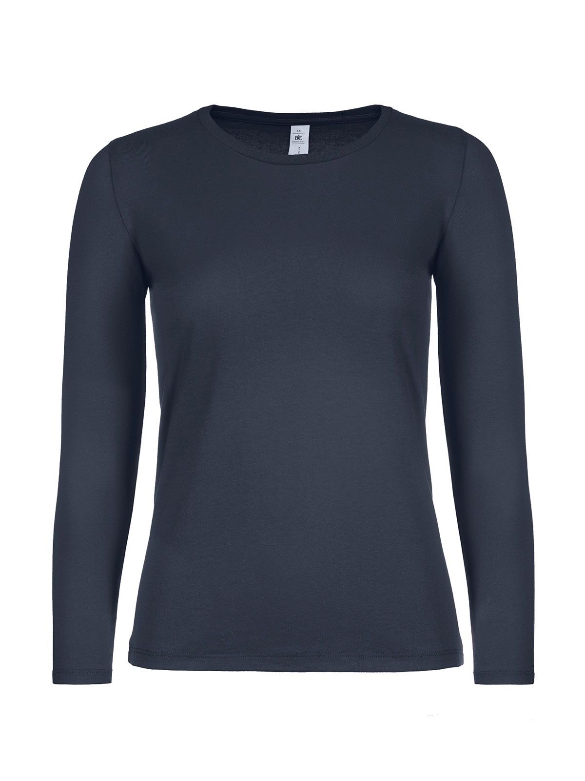 Damen-T-Shirt #E150 Langarm - 003 - Marine