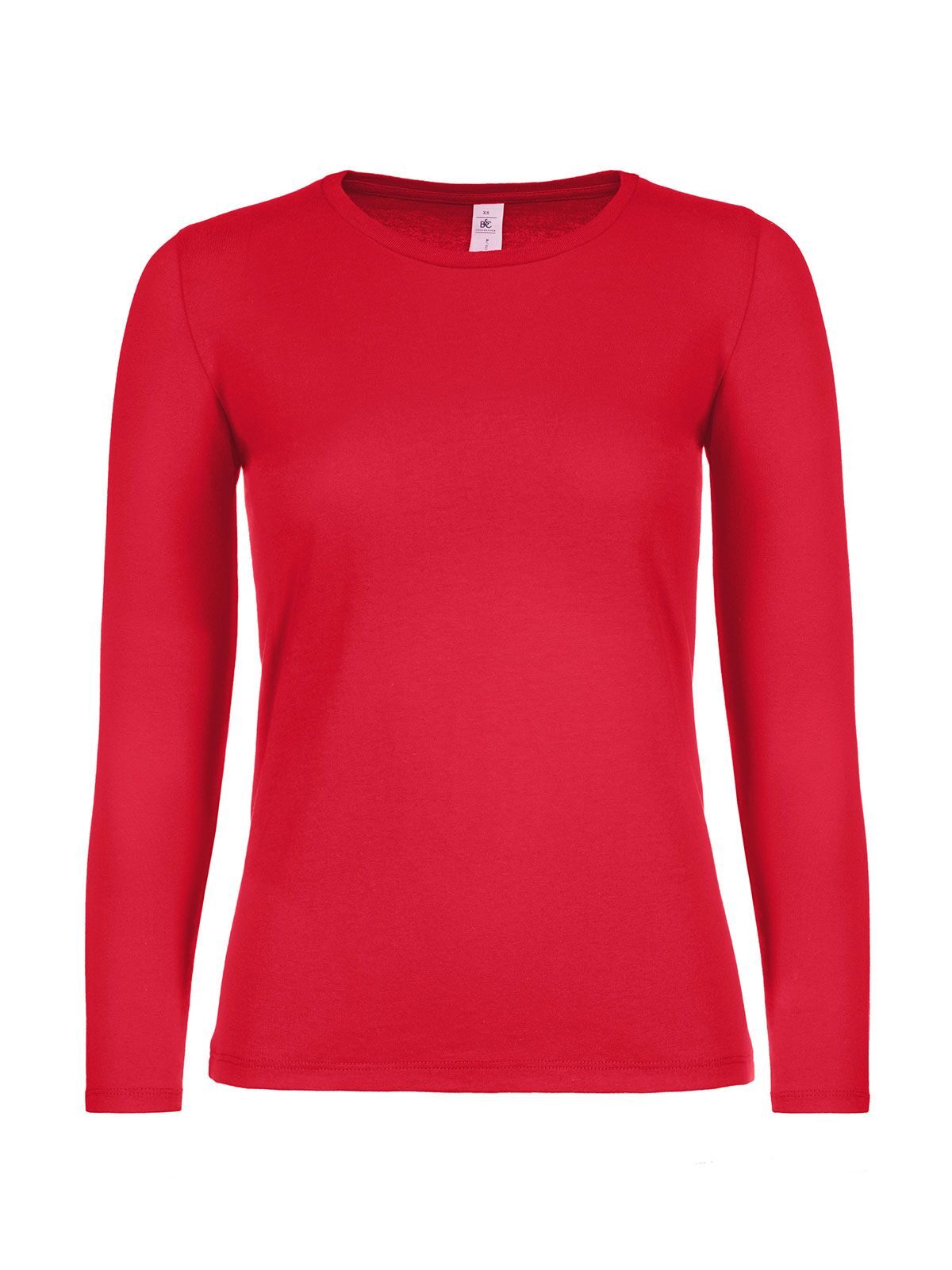Damen-T-Shirt #E150 Langarm - 004 - Rot