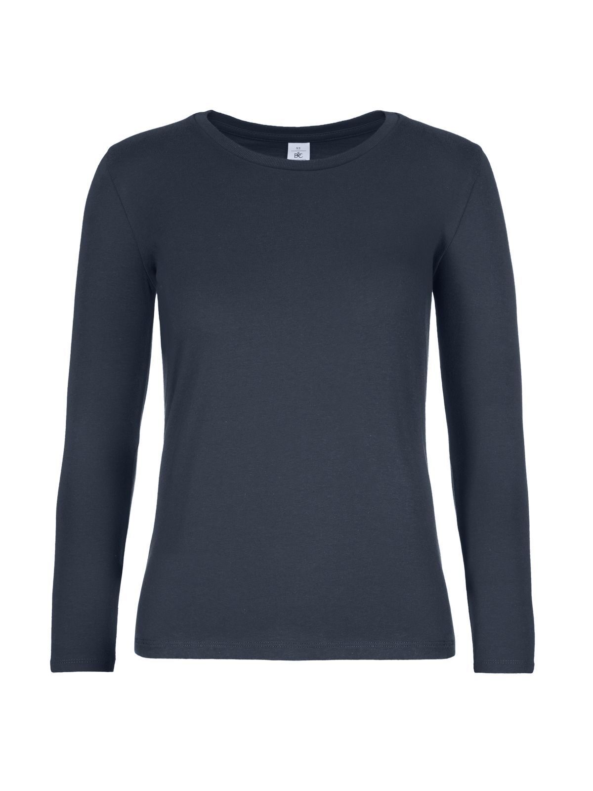 Damen-T-Shirt #E190 Langarm - 003 - Marine