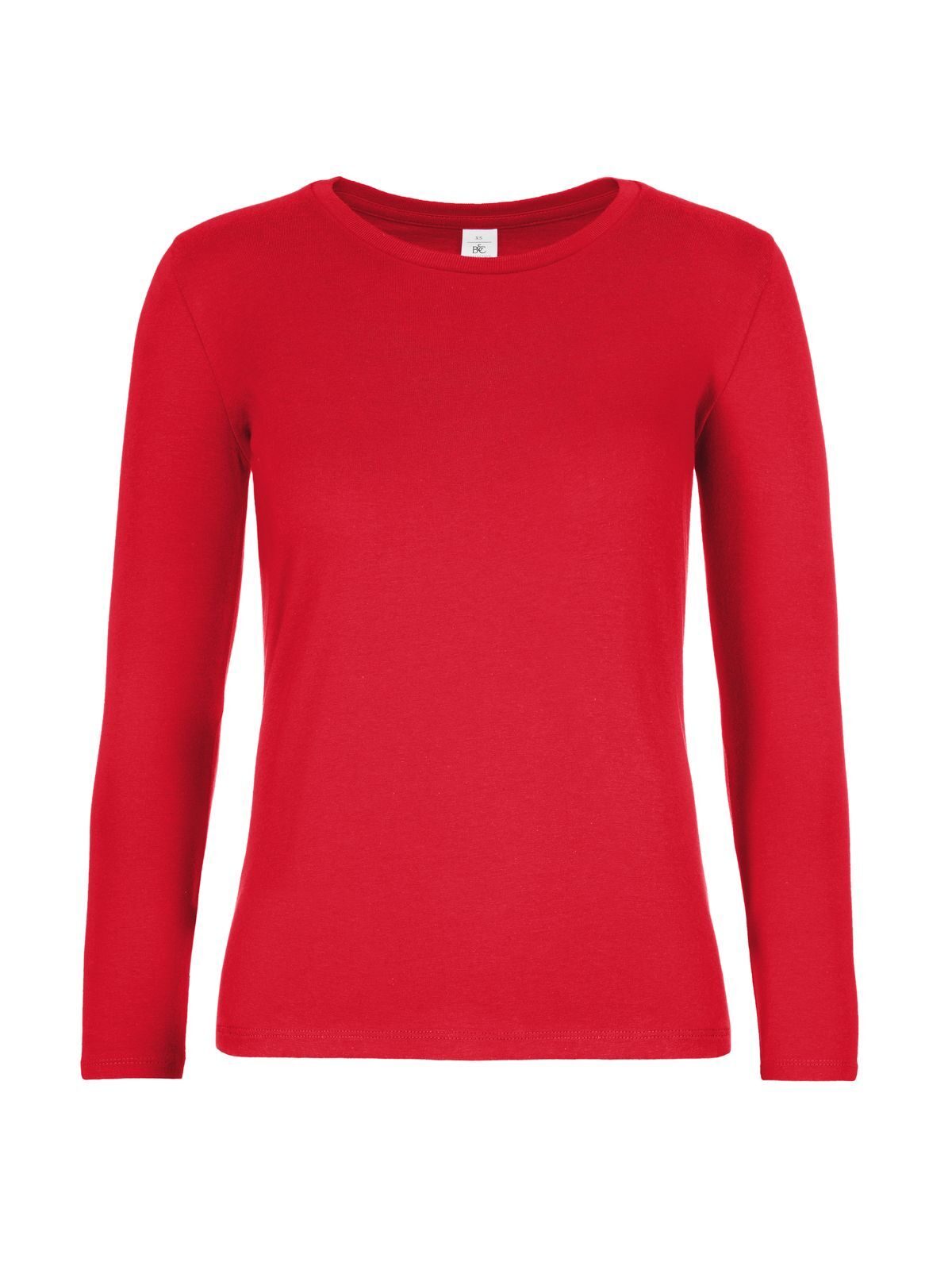 Damen-T-Shirt #E190 Langarm - 004 - Rot