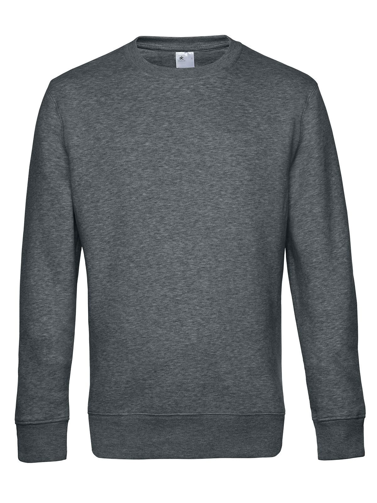 KING Rundhals-Sweatshirt_° - HM623 - Heather Mid Grey