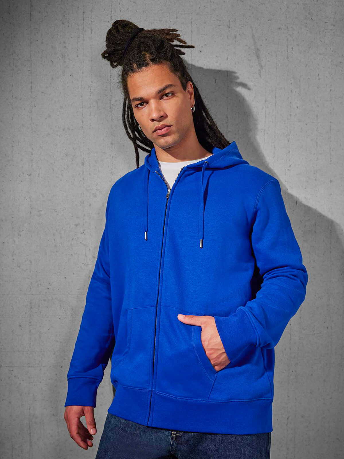 KING Jacke mit Kapuze und Reißverschluss_°