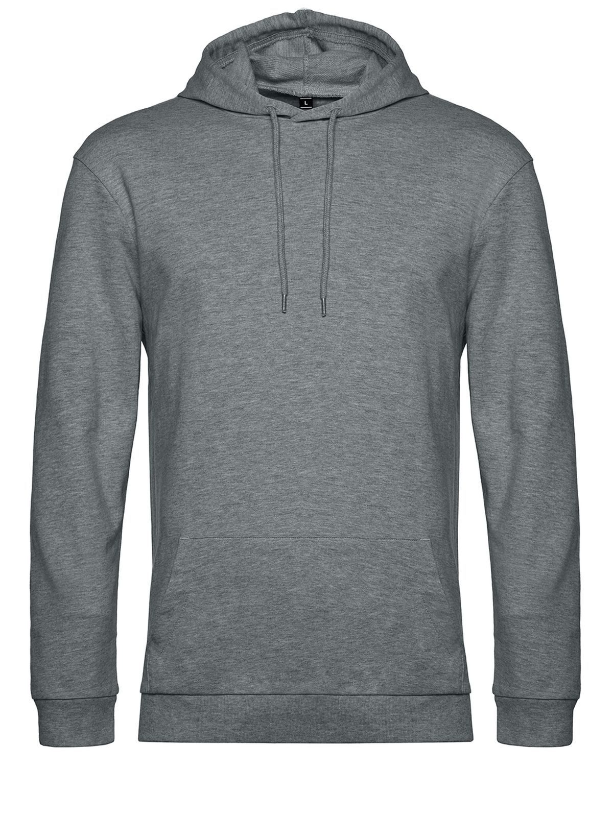 #Kapuzenpullover - HM623 - Heather Mid Grey