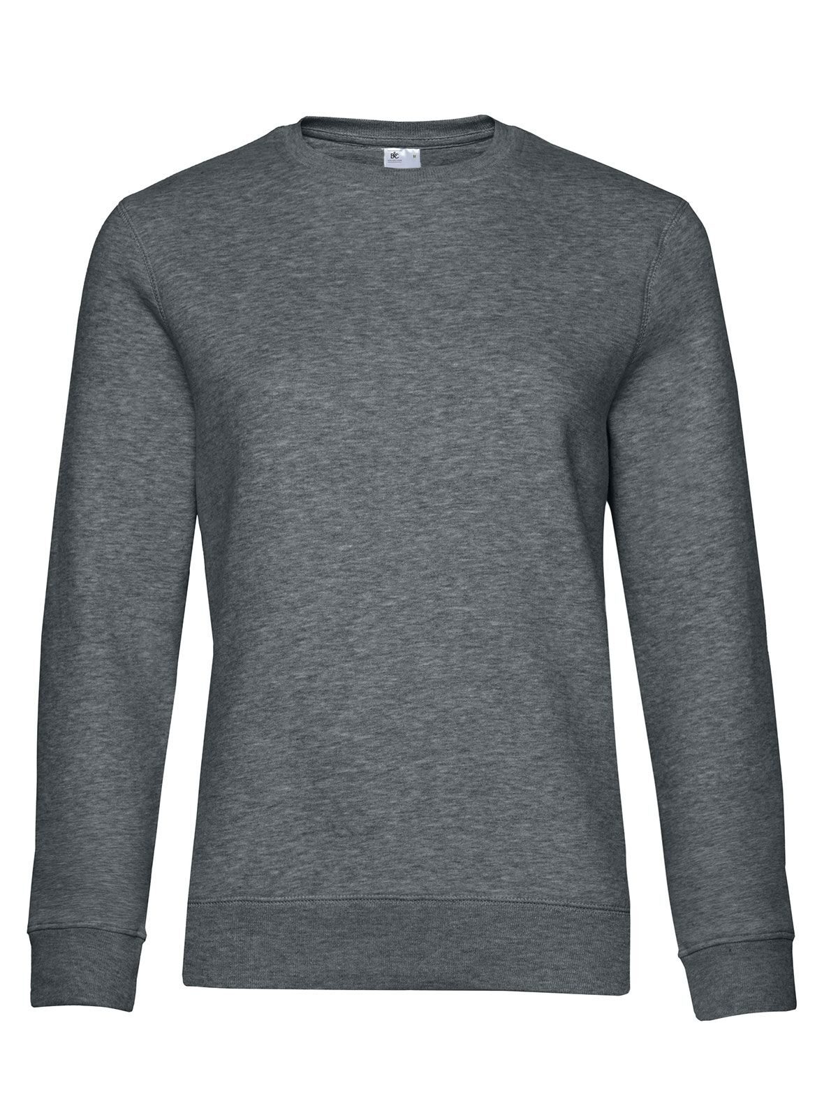 QUEEN Rundhals-Sweatshirt_° - HM623 - Heather Mid Grey