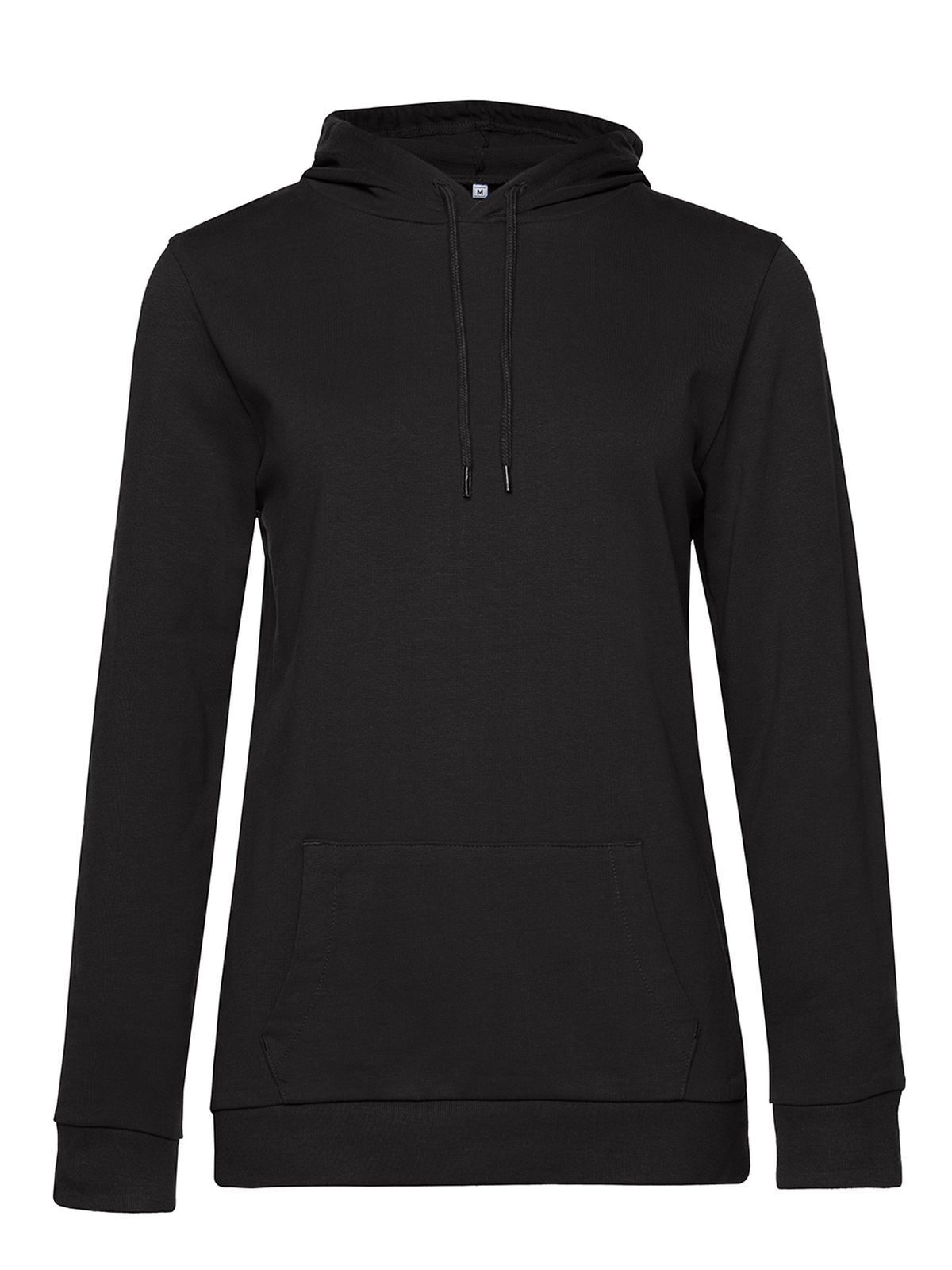 Damen-Hoodie-Sweatshirt - BP005 - BLACK PURE