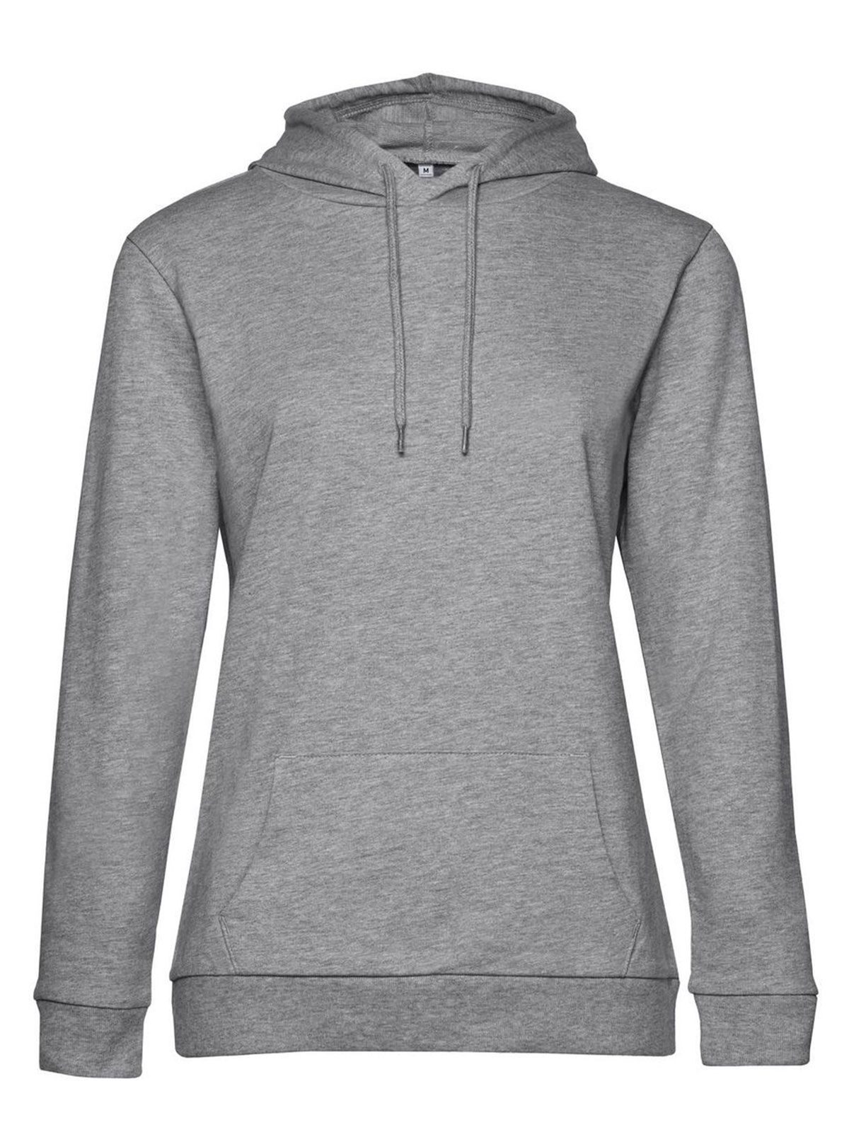 Damen-Hoodie-Sweatshirt - 610 - Heidegrau