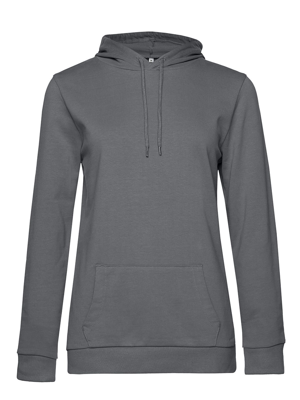 Damen-Hoodie-Sweatshirt - EG665 – Elefantengrau
