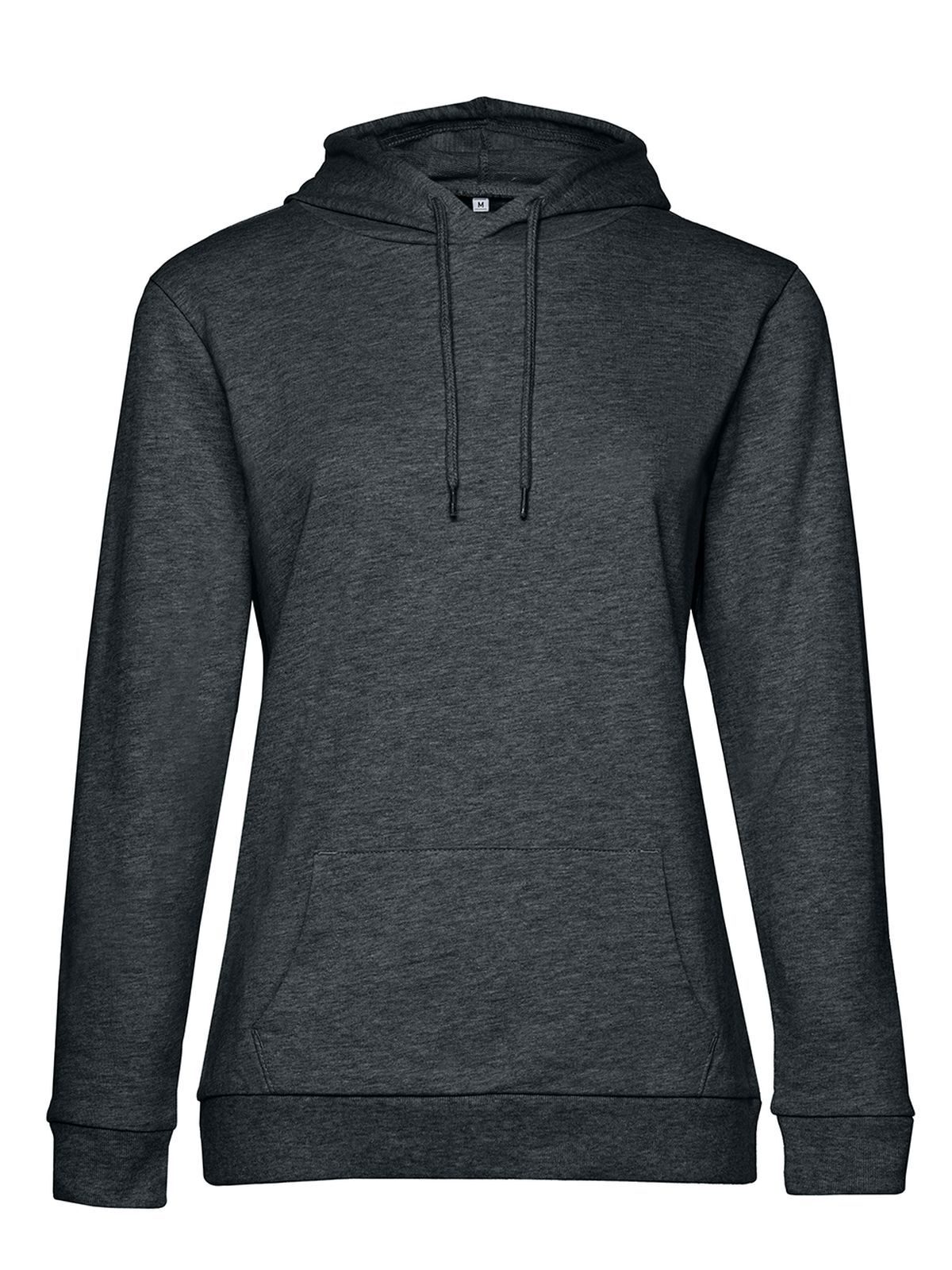 Damen-Hoodie-Sweatshirt - HA625 - Heide-Asphalt
