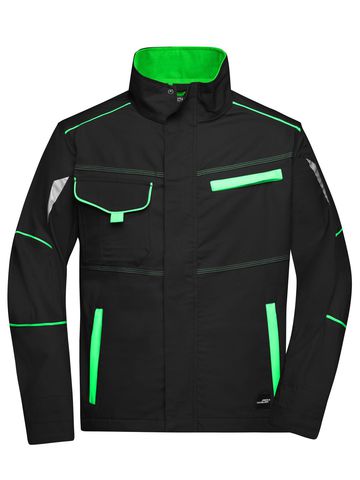 Arbeitsjacke - BLLIM - SCHWARZ-LIMETTEN-GRÜN