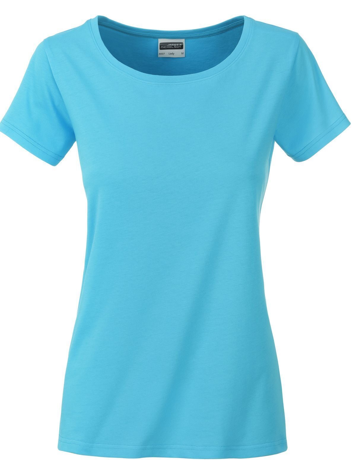 Basic-T-Shirt für Damen - TU - Turquoise