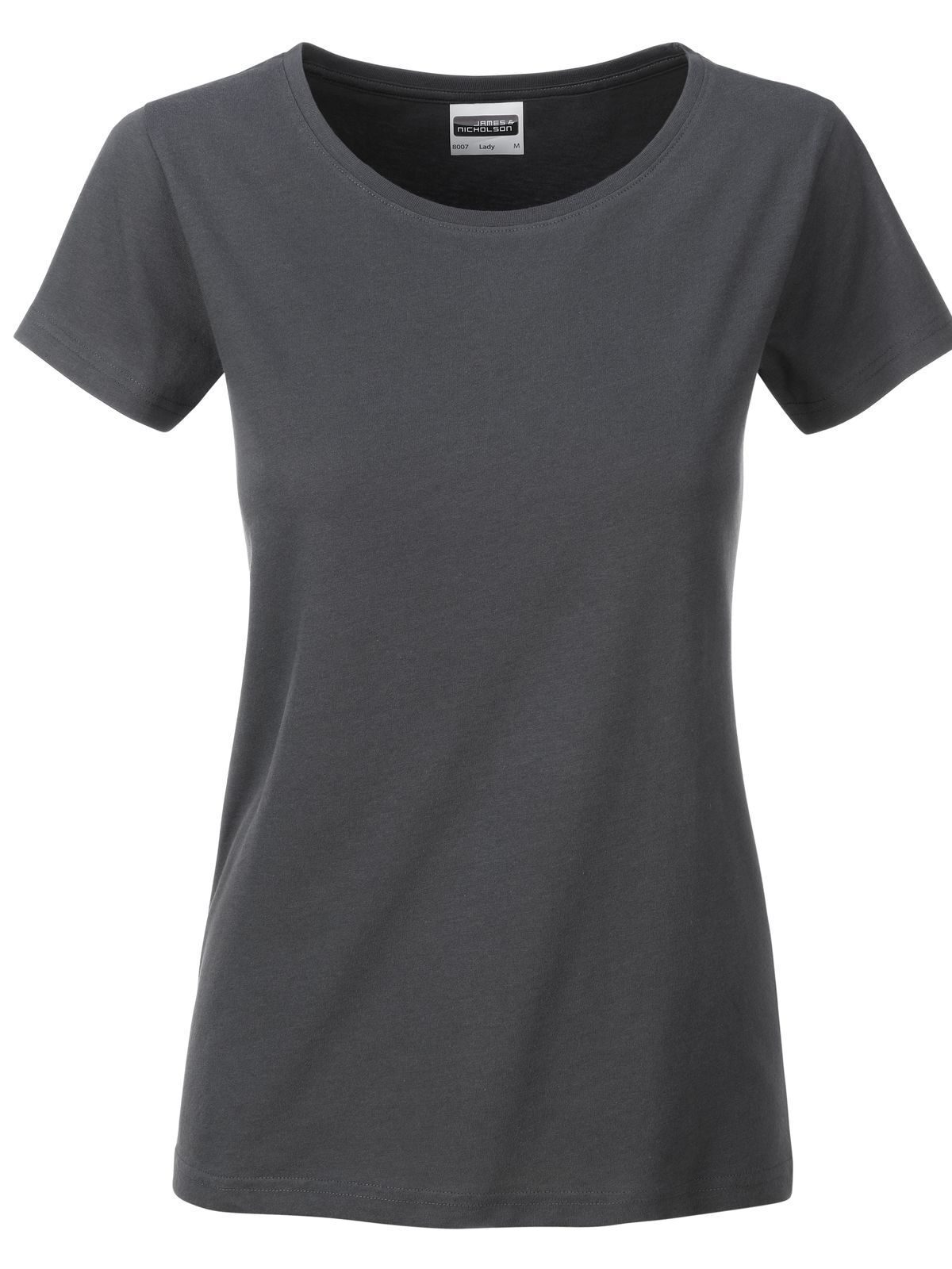 Basic-T-Shirt für Damen - GFK - Graphit