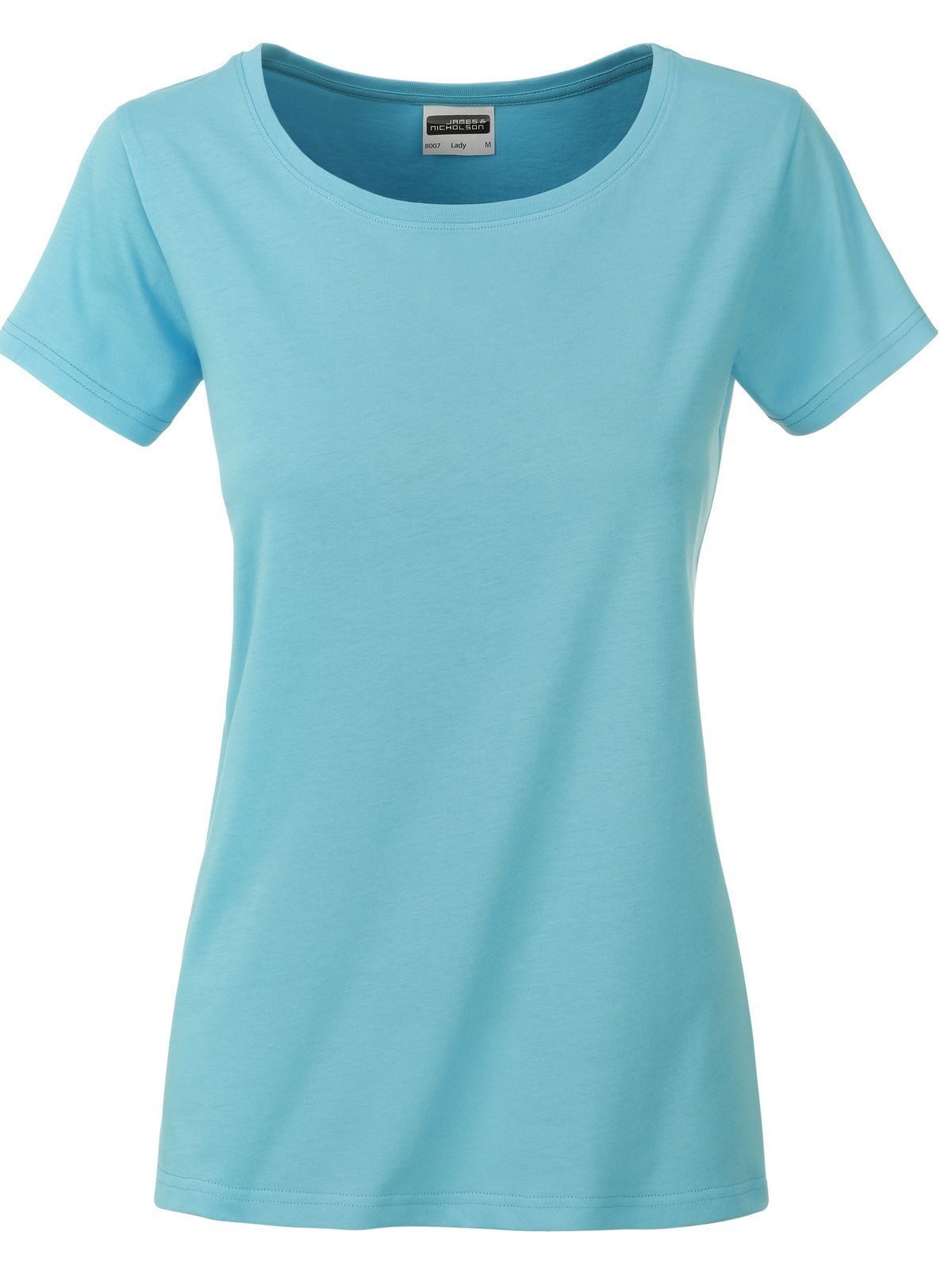 Basic-T-Shirt für Damen - PAC - Pazifik