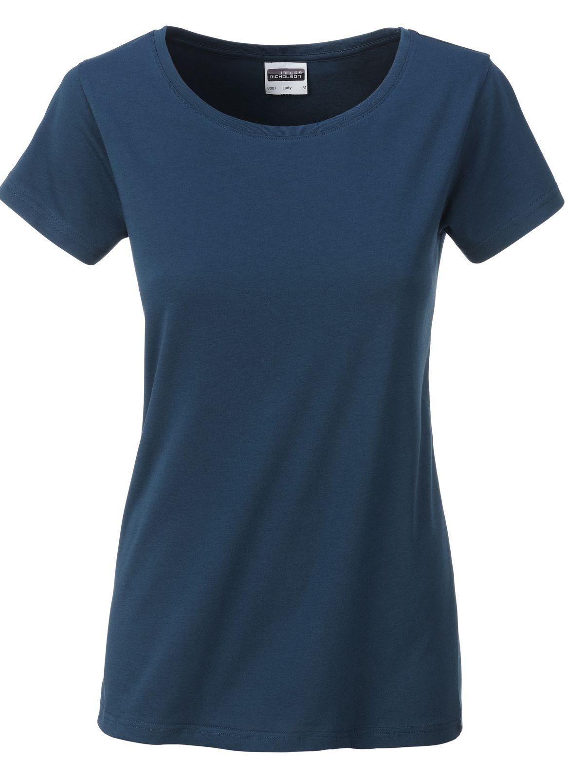 Basic-T-Shirt für Damen - PE - Benzin