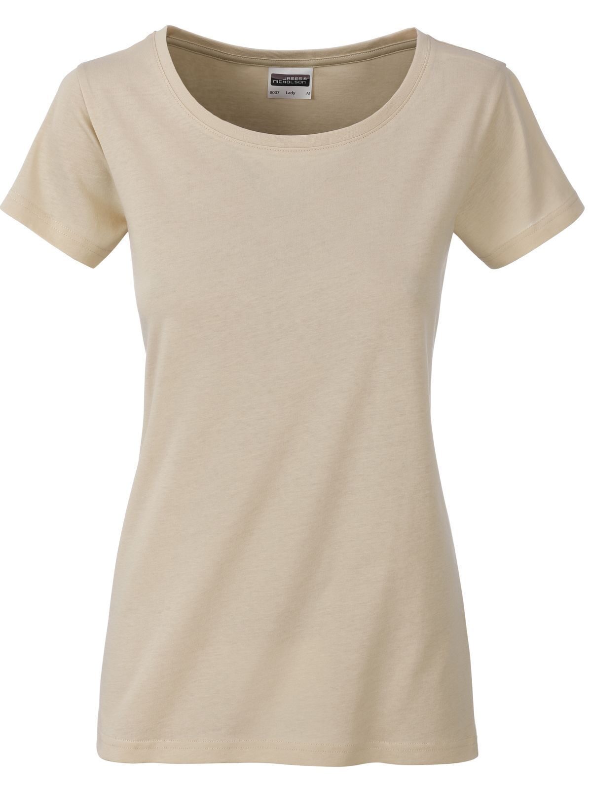 Basic-T-Shirt für Damen - ST - Stone