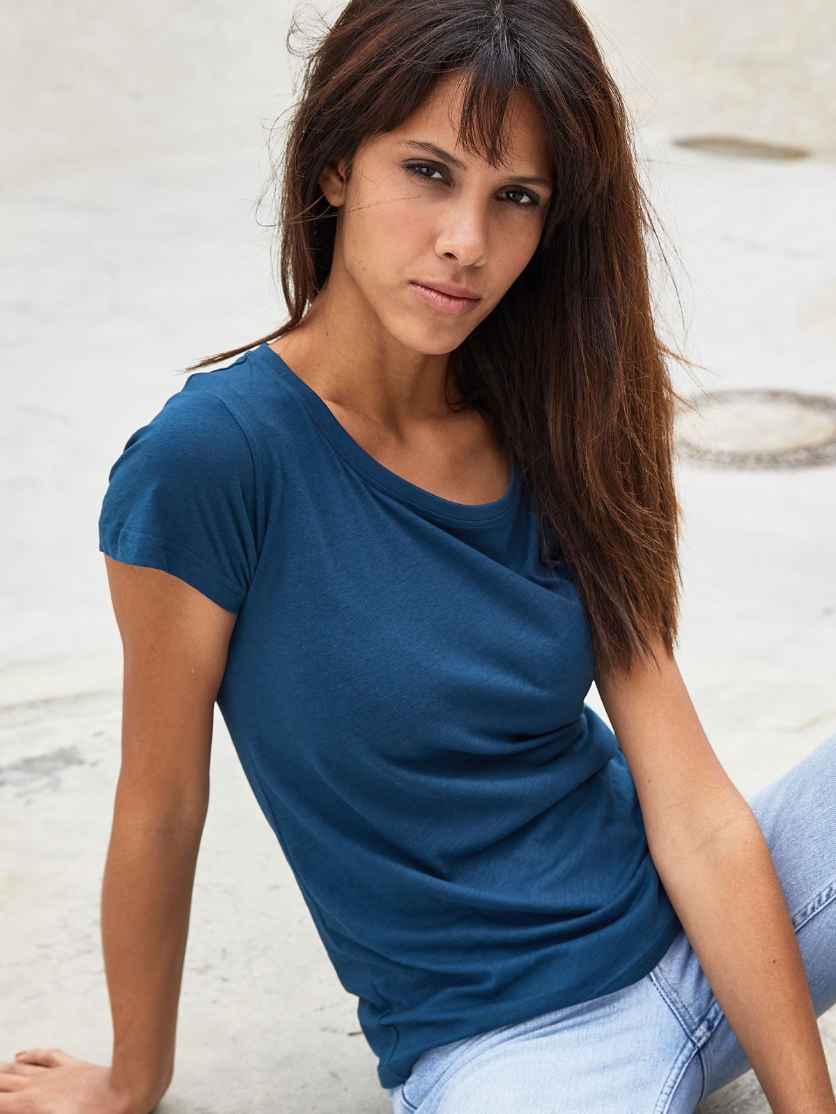 Basic-T-Shirt für Damen
