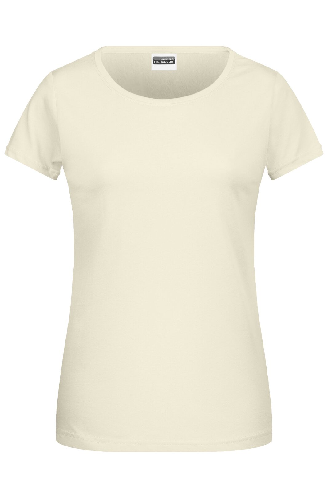 Basic-T-Shirt für Damen - VAN - Vanille