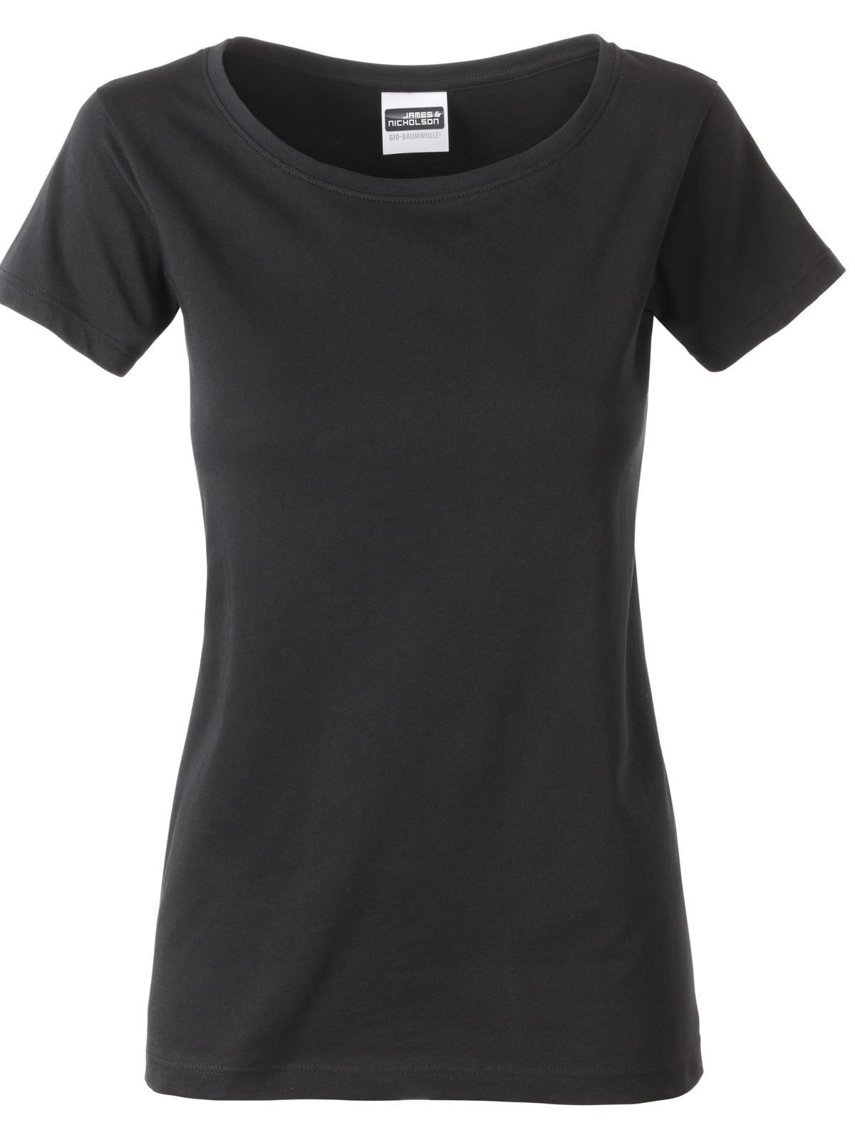 Basic-T-Shirt für Damen - BL - BL – Schwarz