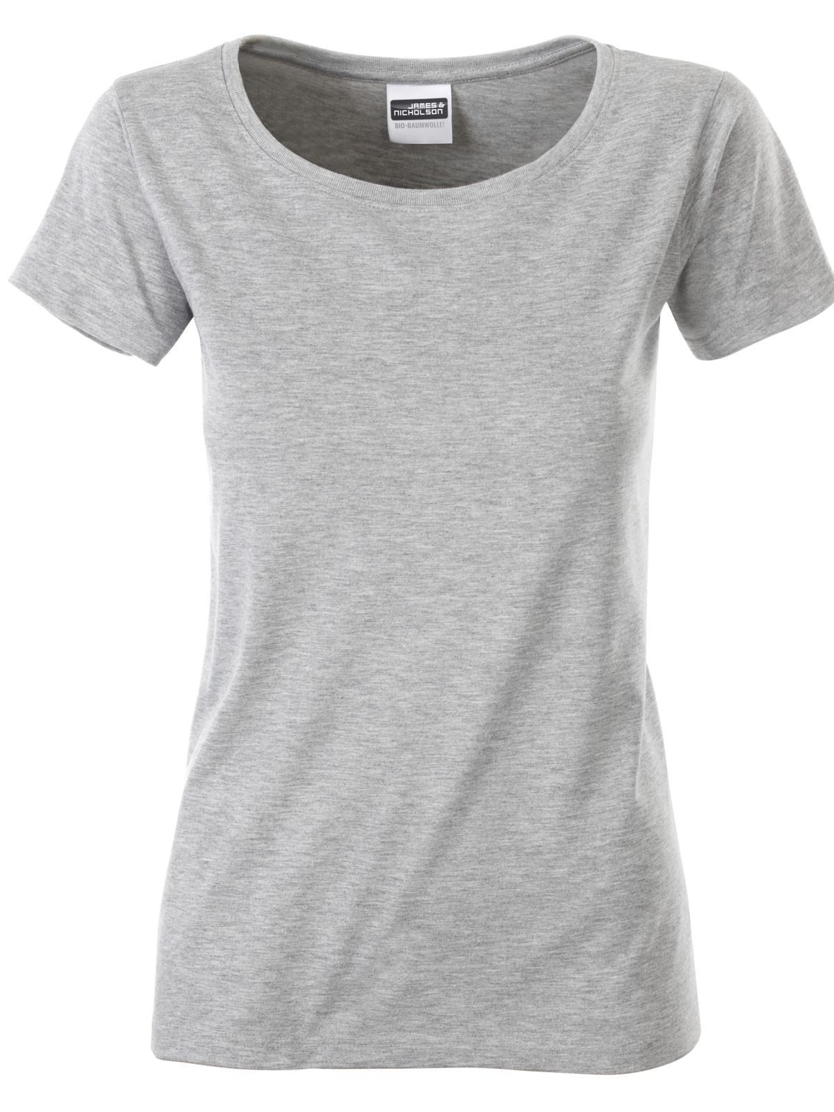 Basic-T-Shirt für Damen - GREHE - Graue Heide