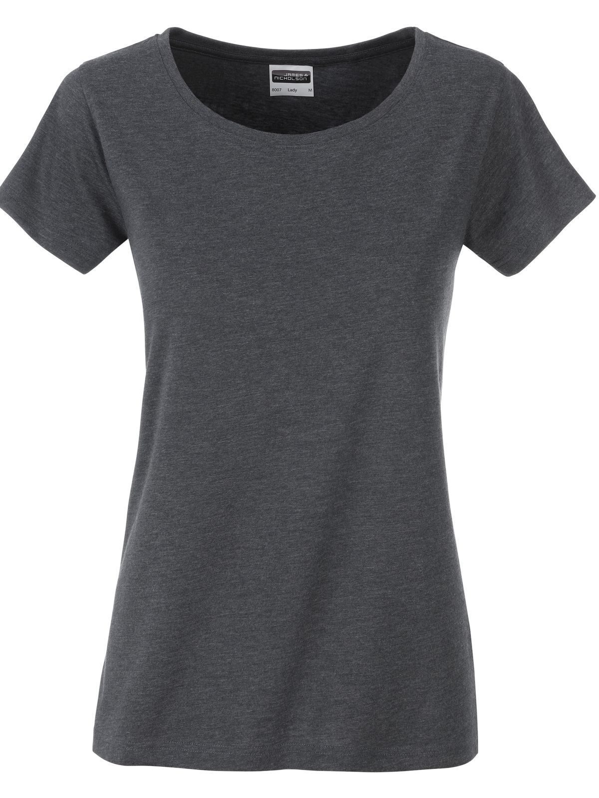 Basic-T-Shirt für Damen - BLHEA - Schwarze Heide