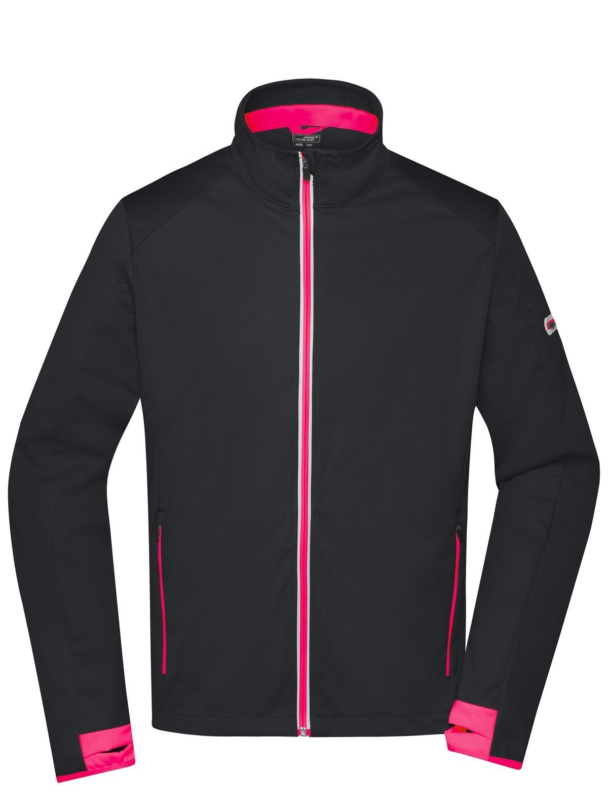 Softshell-Sportjacke für Herren - BLLRD - BLLRD – Schwarz – Hellrot