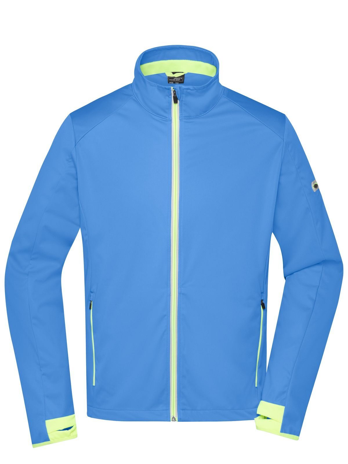 Softshell-Sportjacke für Herren - BBLBYE - BBLBYE – Hellblau – Hellgelb