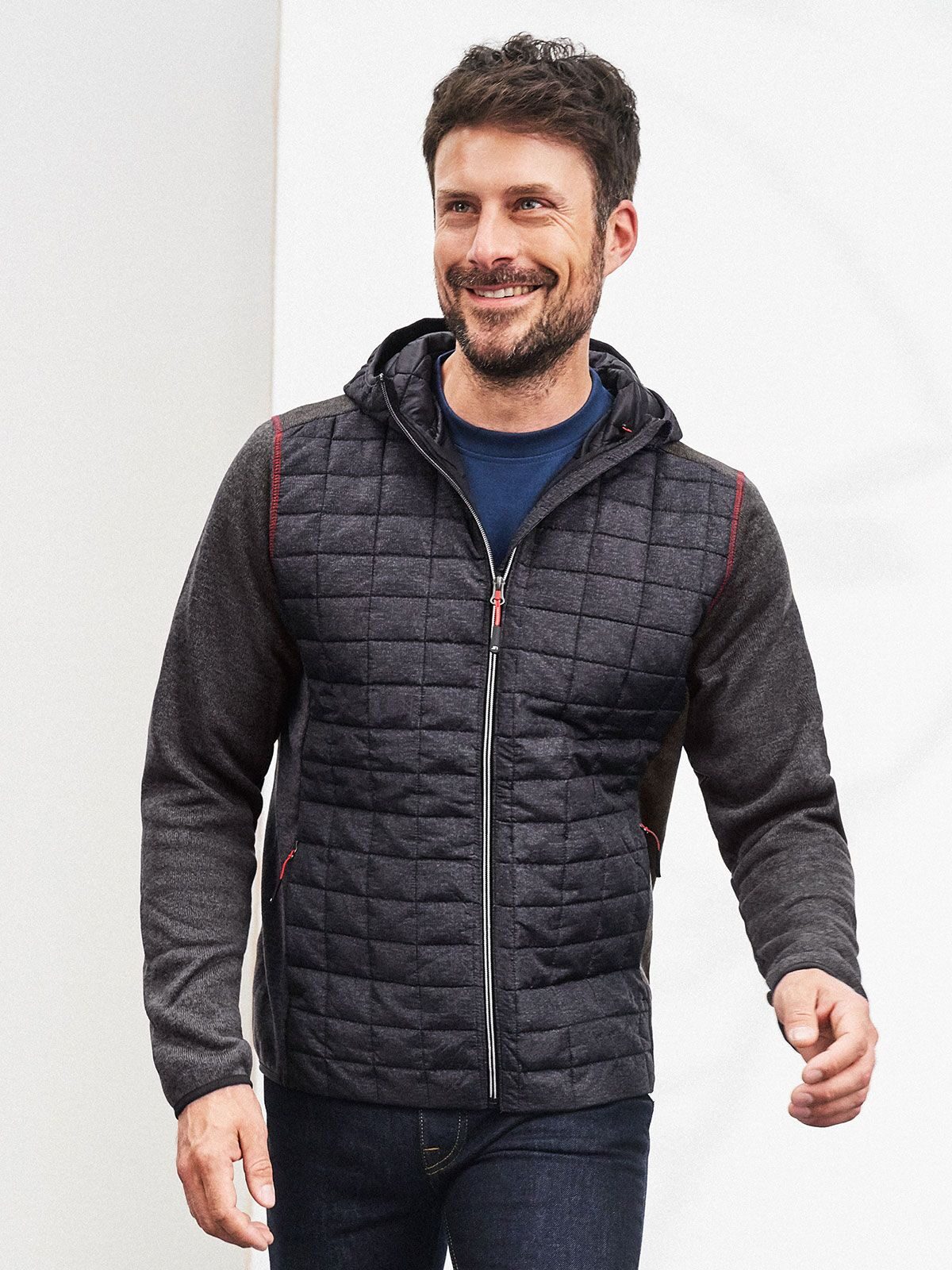Herren-Strickjacke (Hybrid)